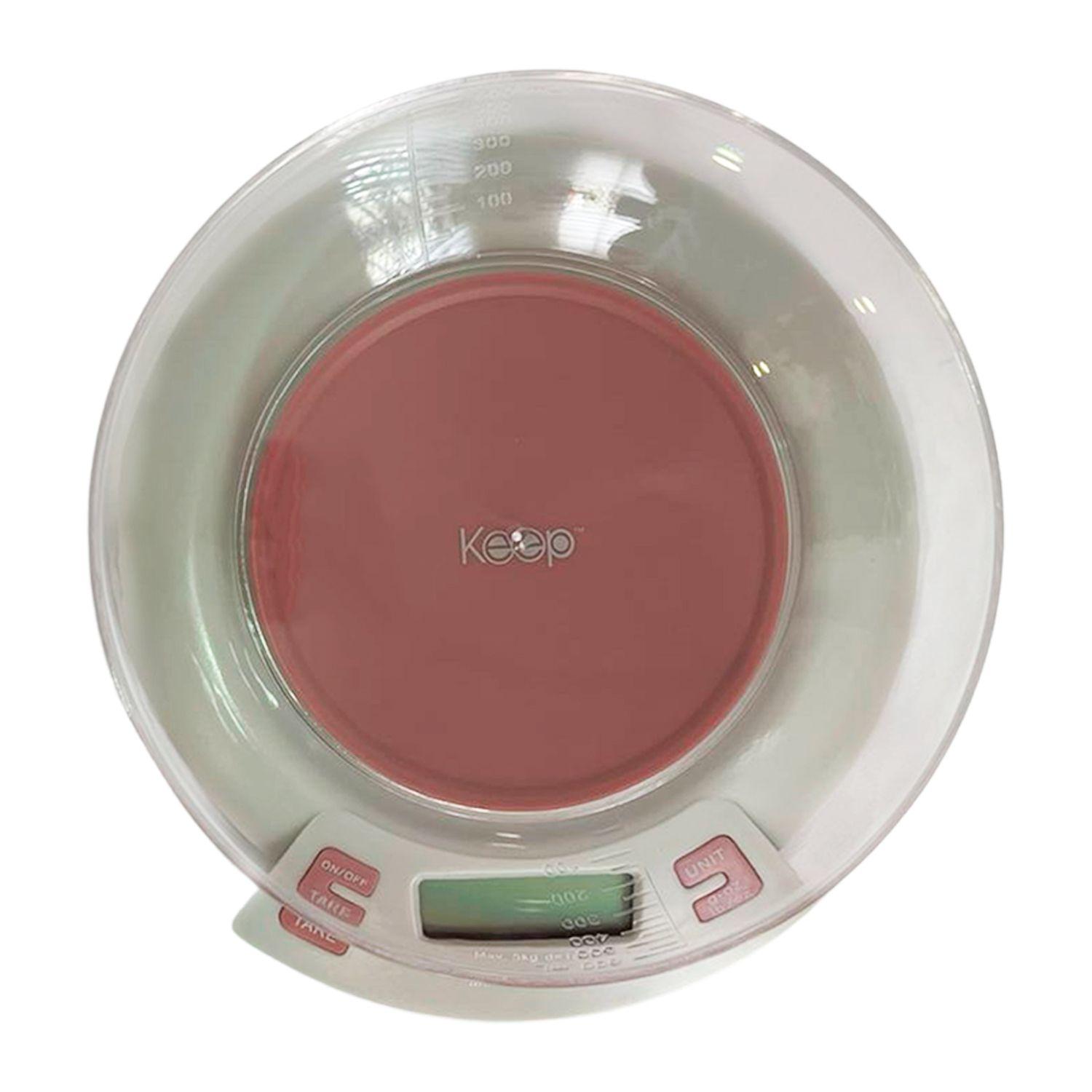 Balanza Electrónica de Cocina Rosada - Keep-8