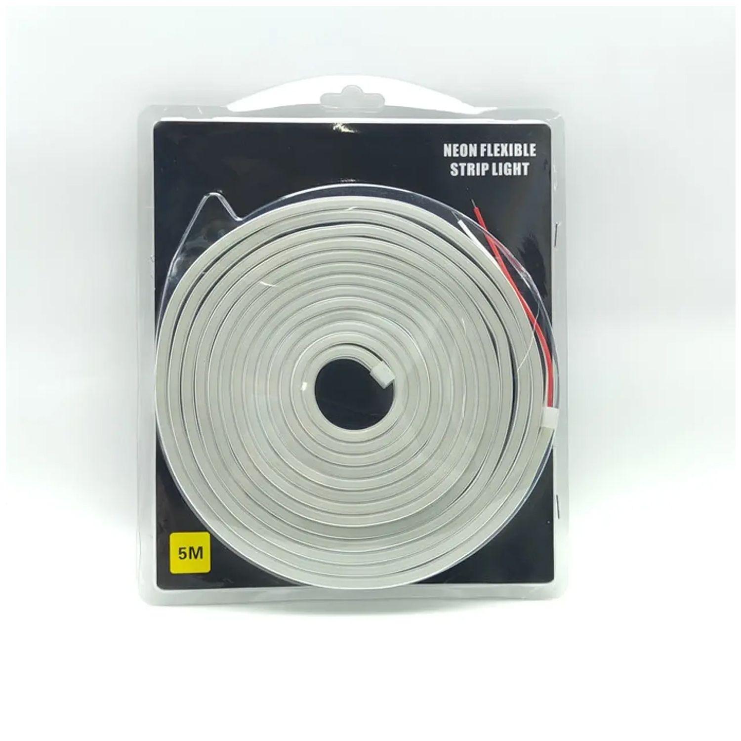 Cinta LED Neón Flexible 5M Colores - Blanco-0