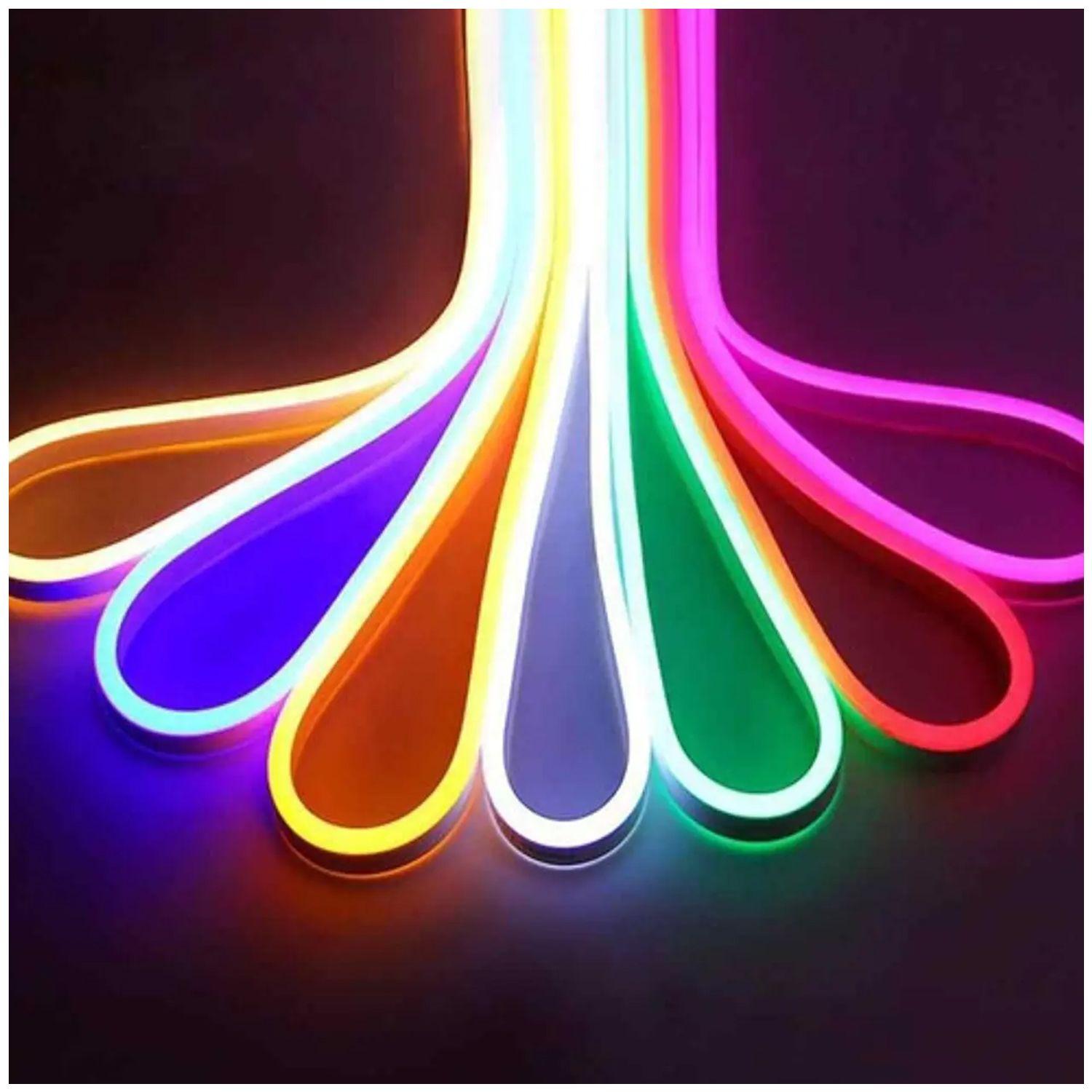 Cinta LED Neón Flexible 5M Colores - Blanco-1