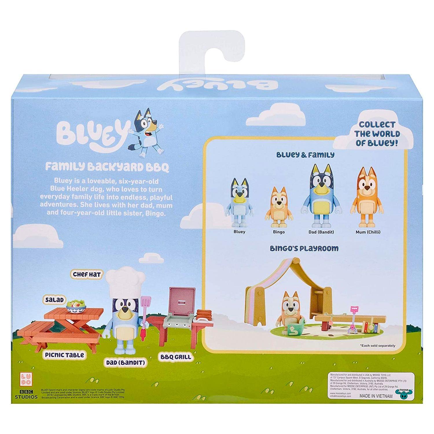 Mini Juego de Barbacoa Bluey & Family-3