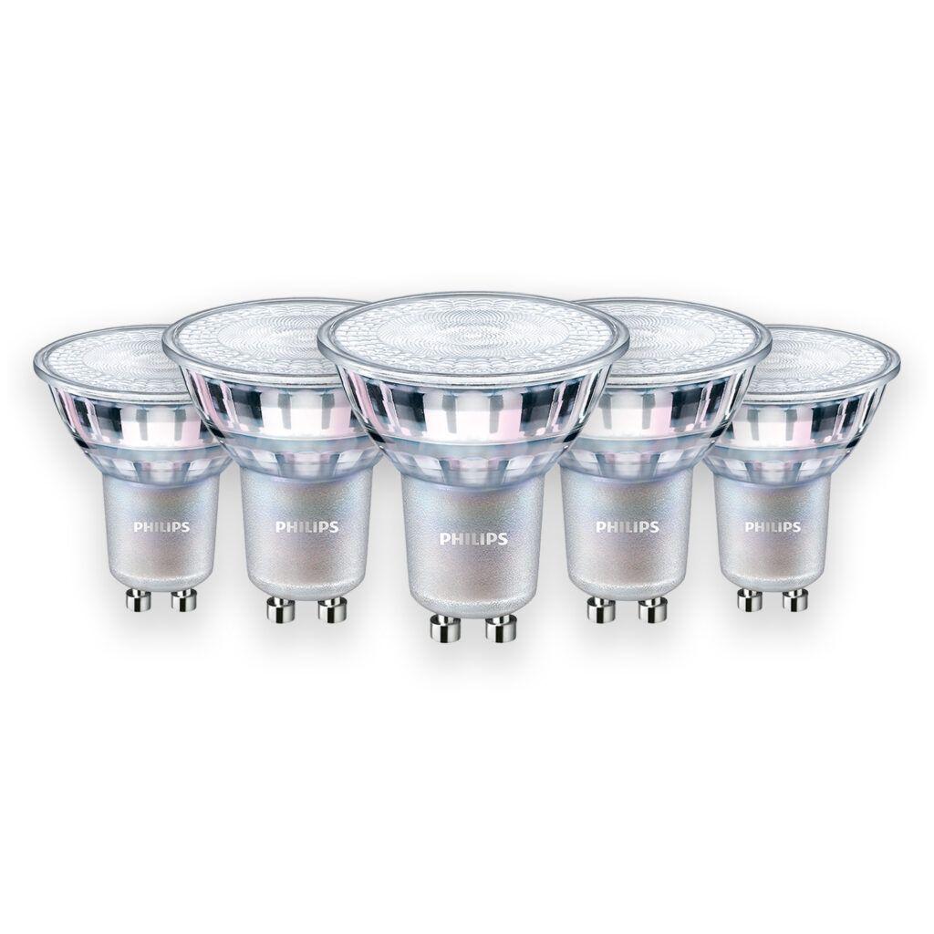 Pack 5 Ampolleta Philips Dimeable MasLed Spot VLE 5W GU10 - Cálido-0