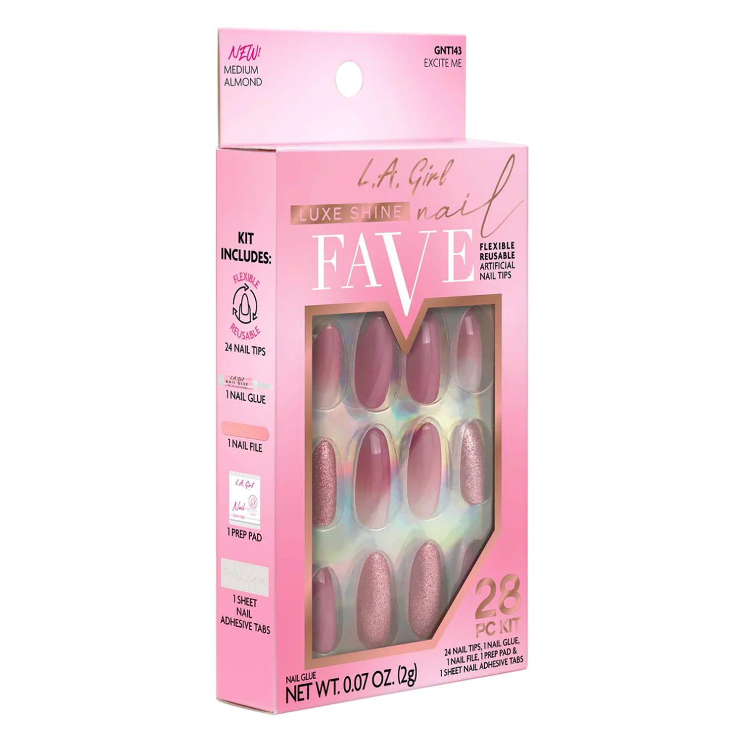 Set de uñas press on “Luxe Shine Nail Fave”Excite Me - L.A Girl-2