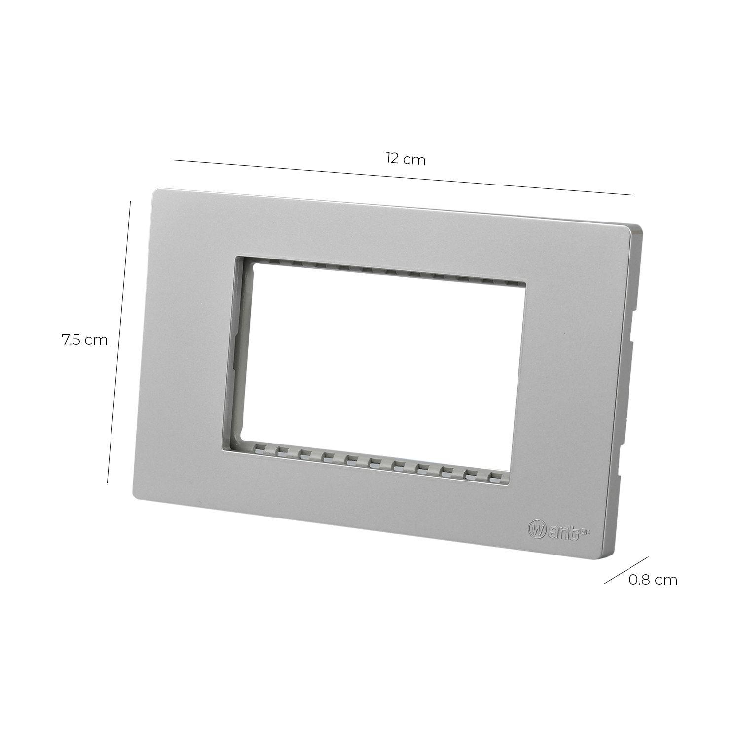 Pack 20 Placas Triple con Soporte Metálico - Gris-2