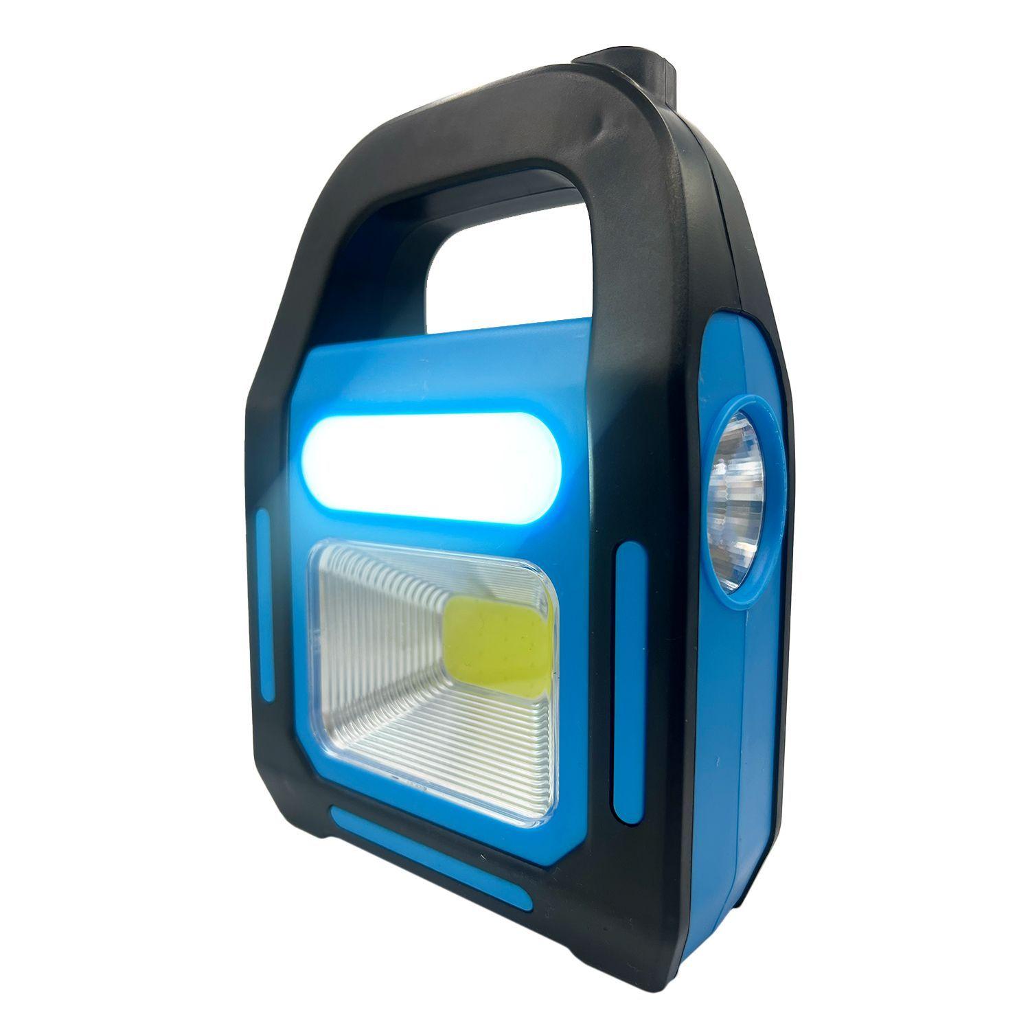 Linterna LED Solar 3 en 1 USB/C Recargable Luz Fría-5
