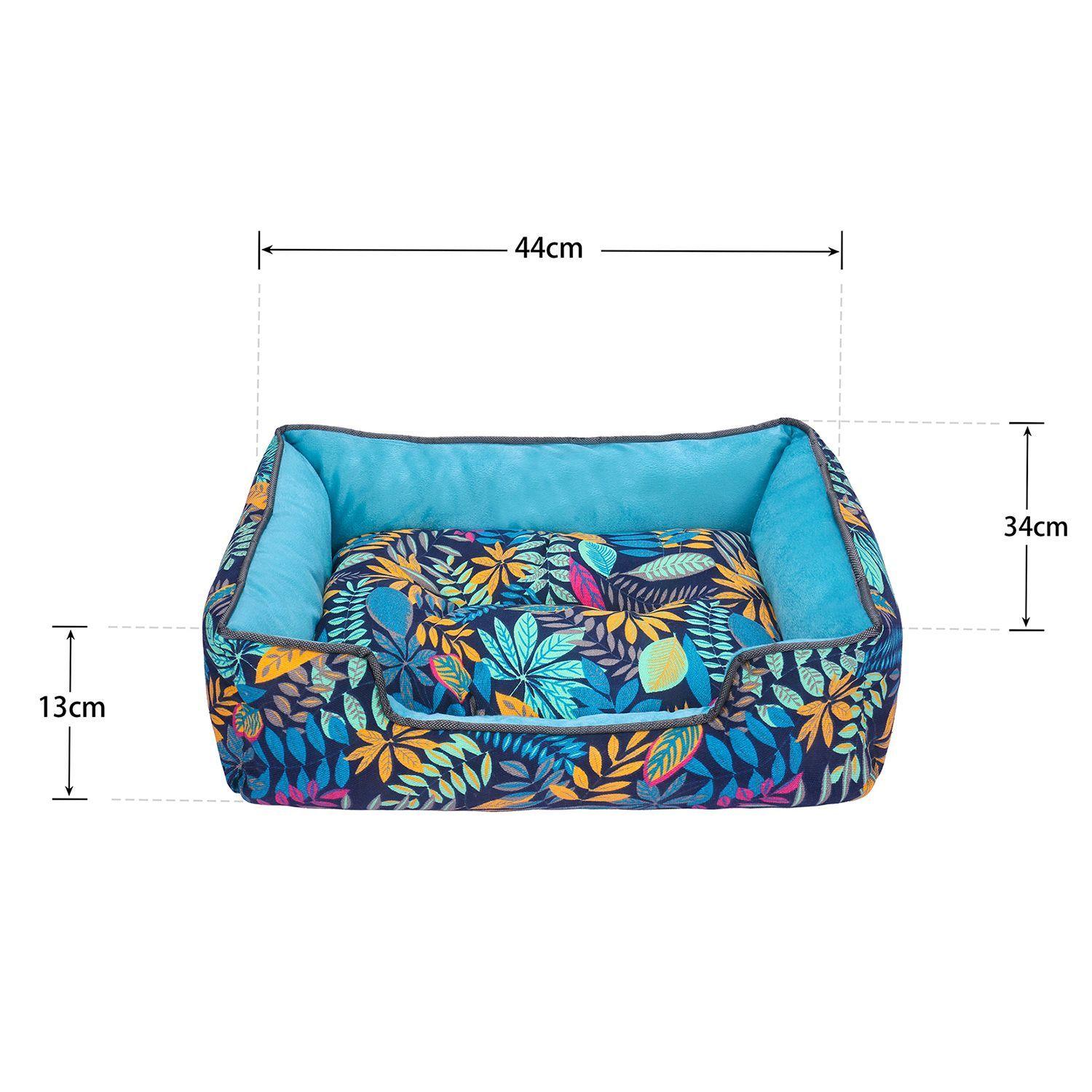 Cama Para Mascotas Diseño Morado Búhos Pequeña-1