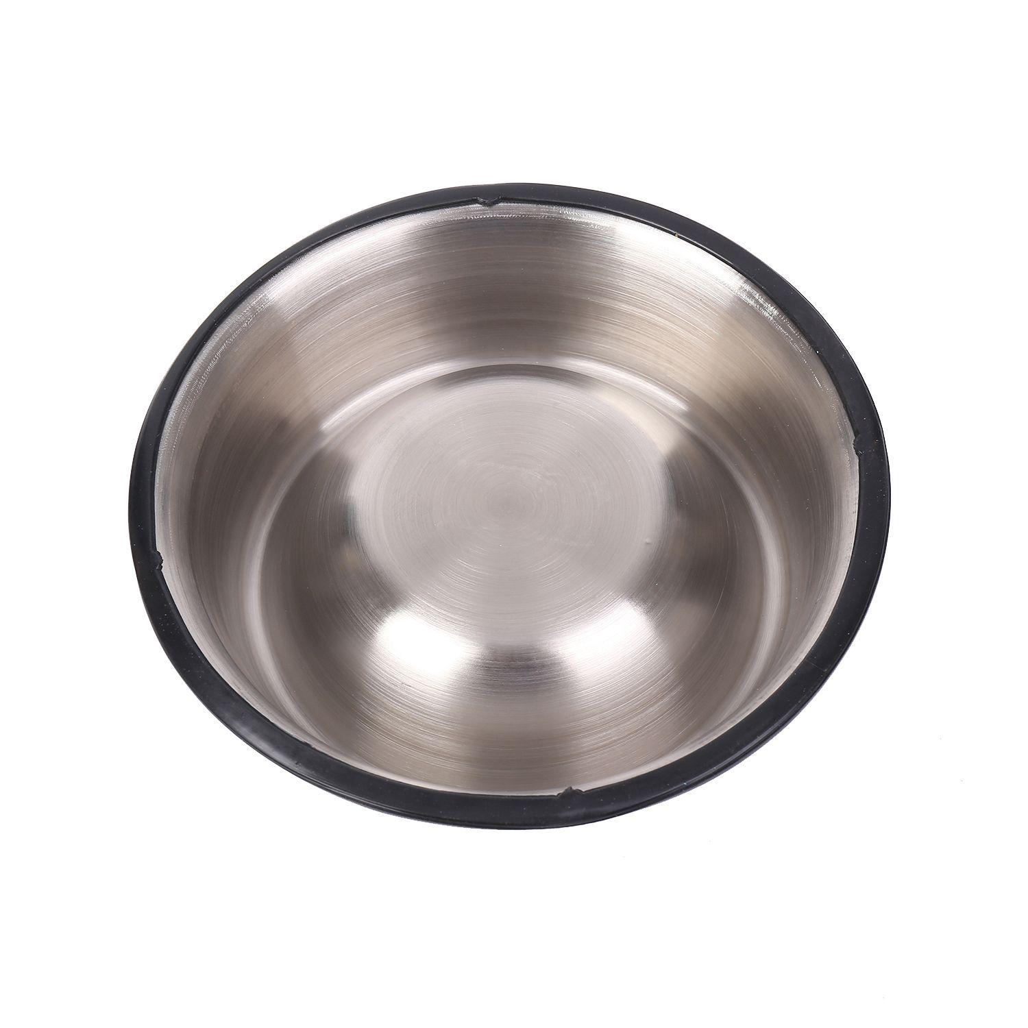 Plato Antideslizante Para Mascotas Mediano Rosado-7