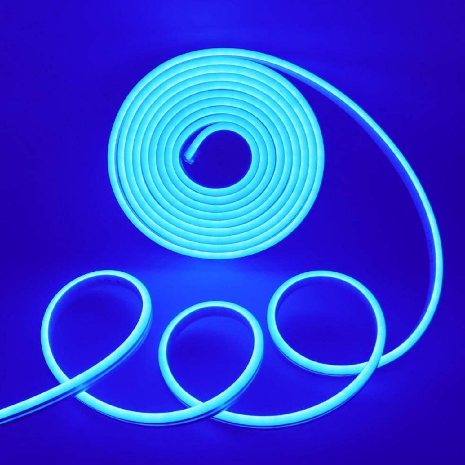 Cinta LED Neón Flexible 5M Colores - Azul-5
