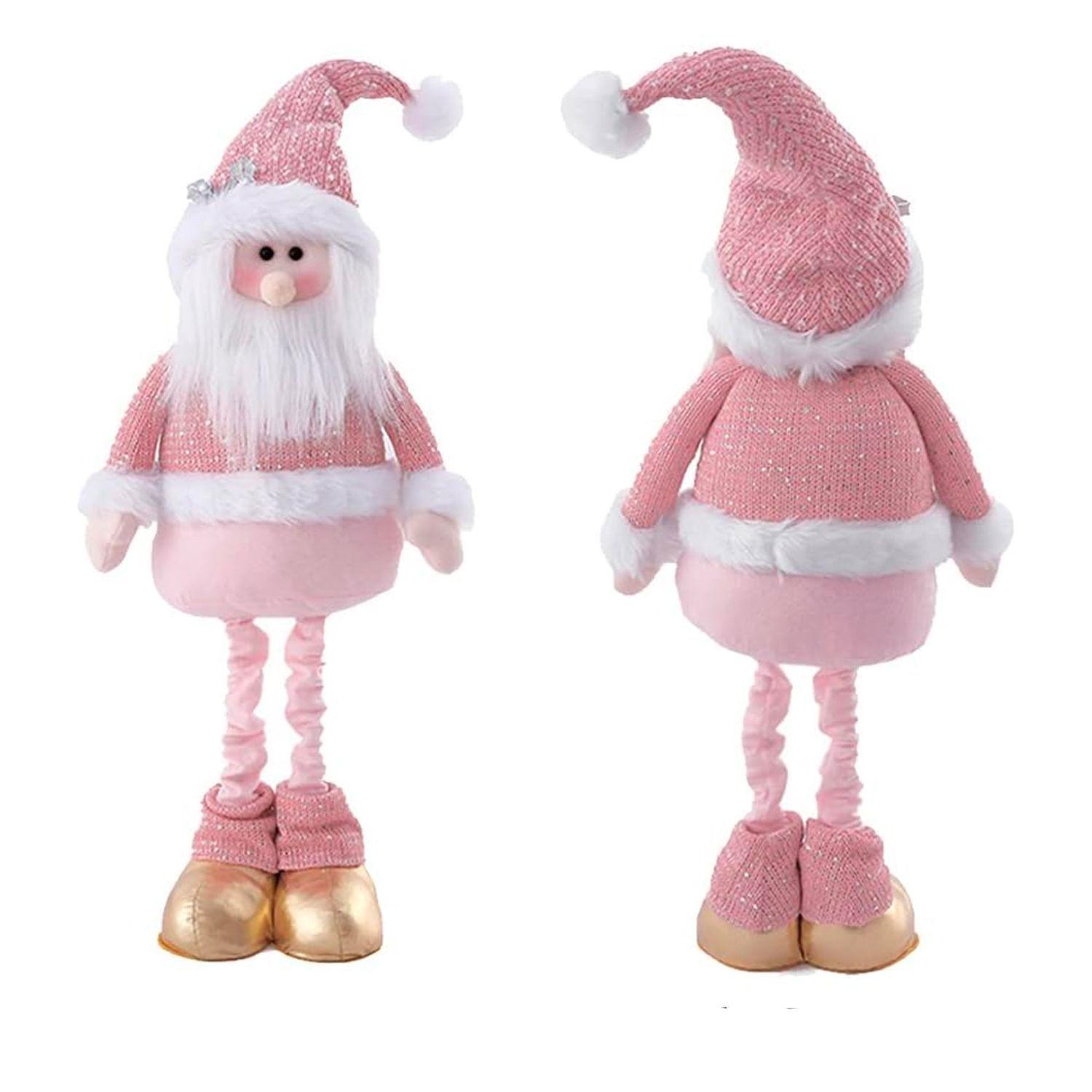 Pascuero Navidad Patas Largas Rosado 70 cms-1