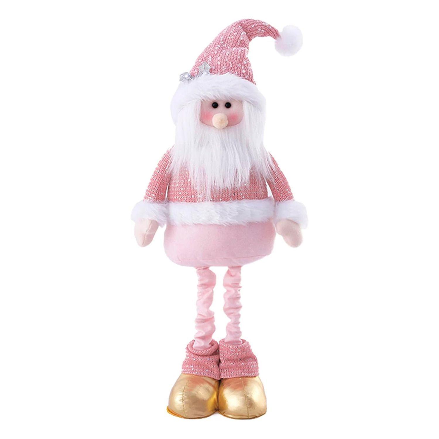 Pascuero Navidad Patas Largas Rosado 70 cms-0