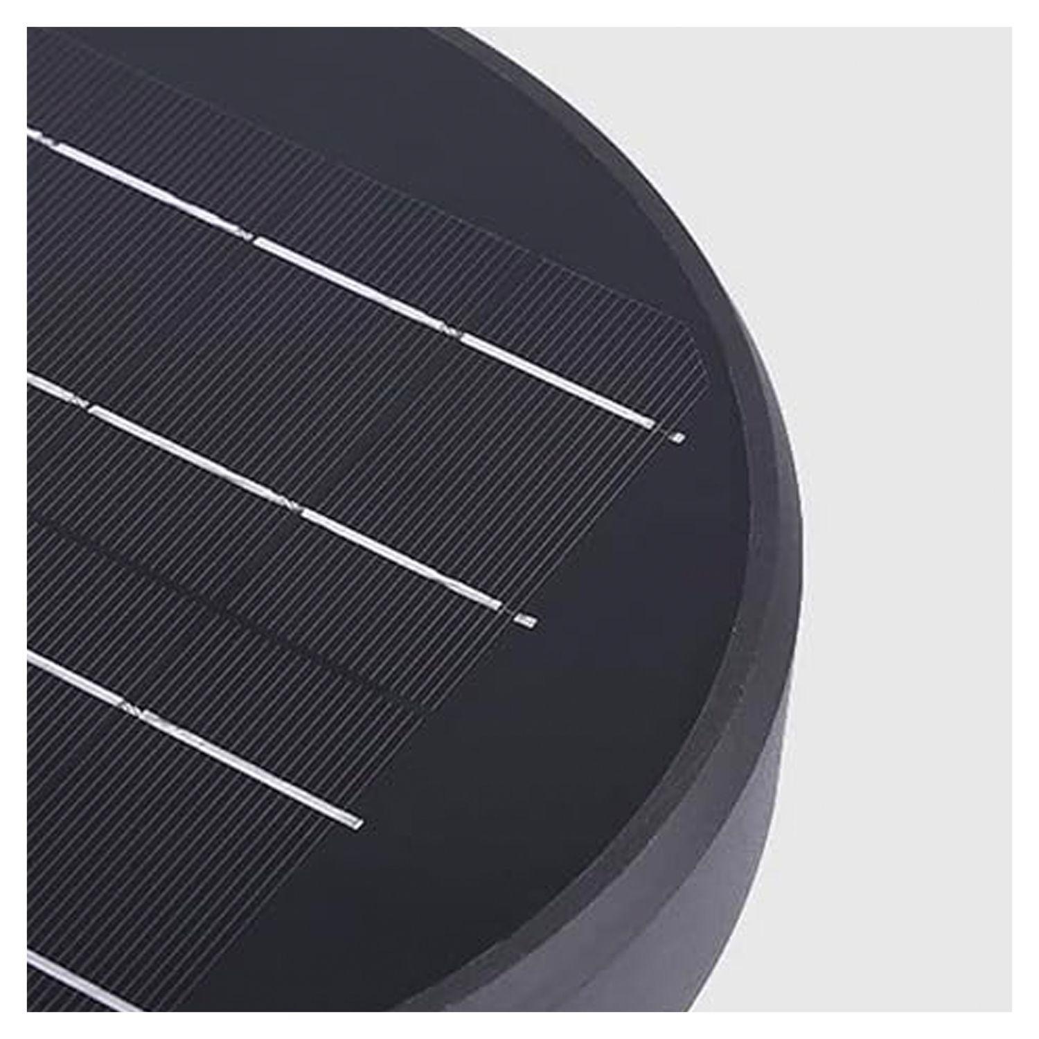 Apliqué LED Carga Solar Diseño Cono 5W Control Remoto -3