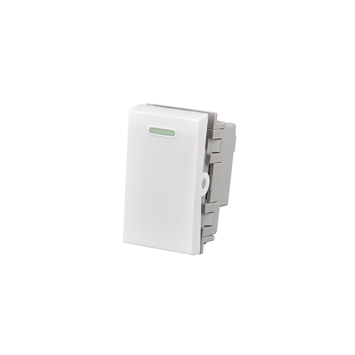 Modulo Interruptor 9/12 10A 250V Blanco-0