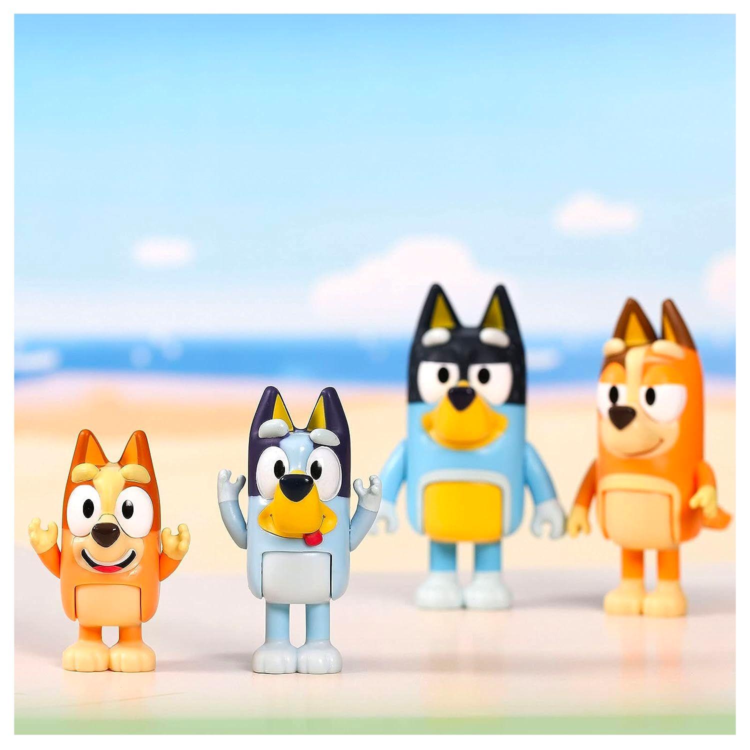 Set de 4 Figuras Serie Bluey & Family-3