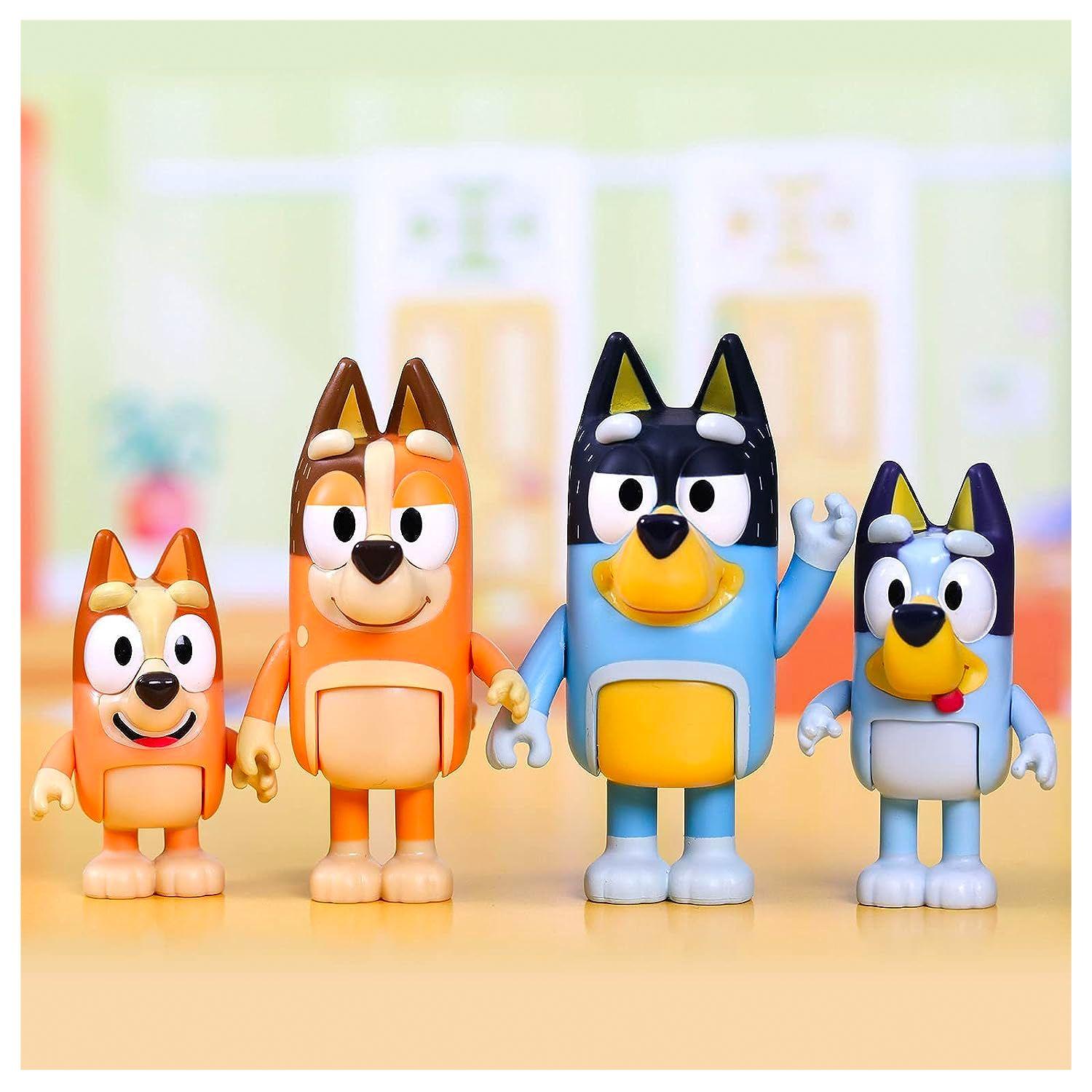 Set de 4 Figuras Serie Bluey & Family-4