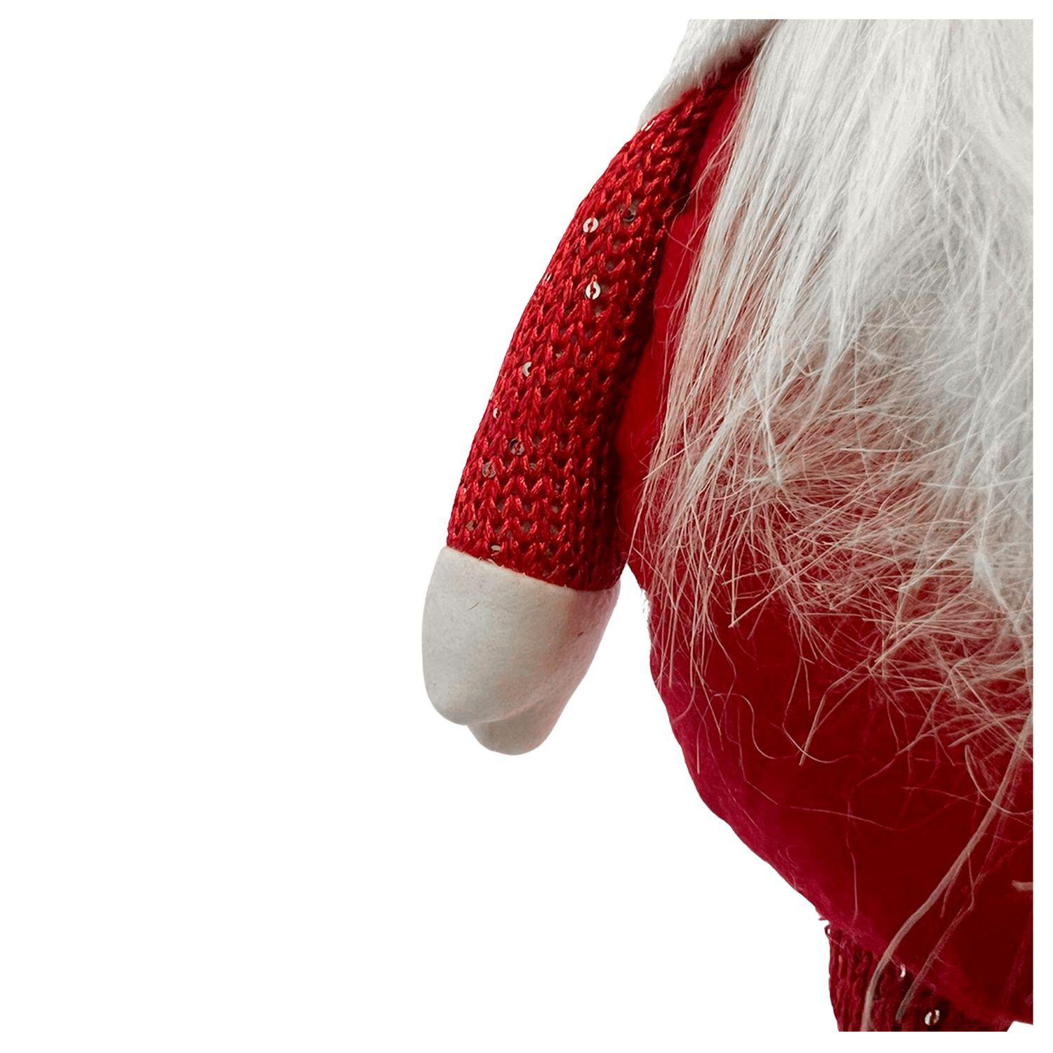 Duende Navidad Patas Largas Rojo 35 cm-6