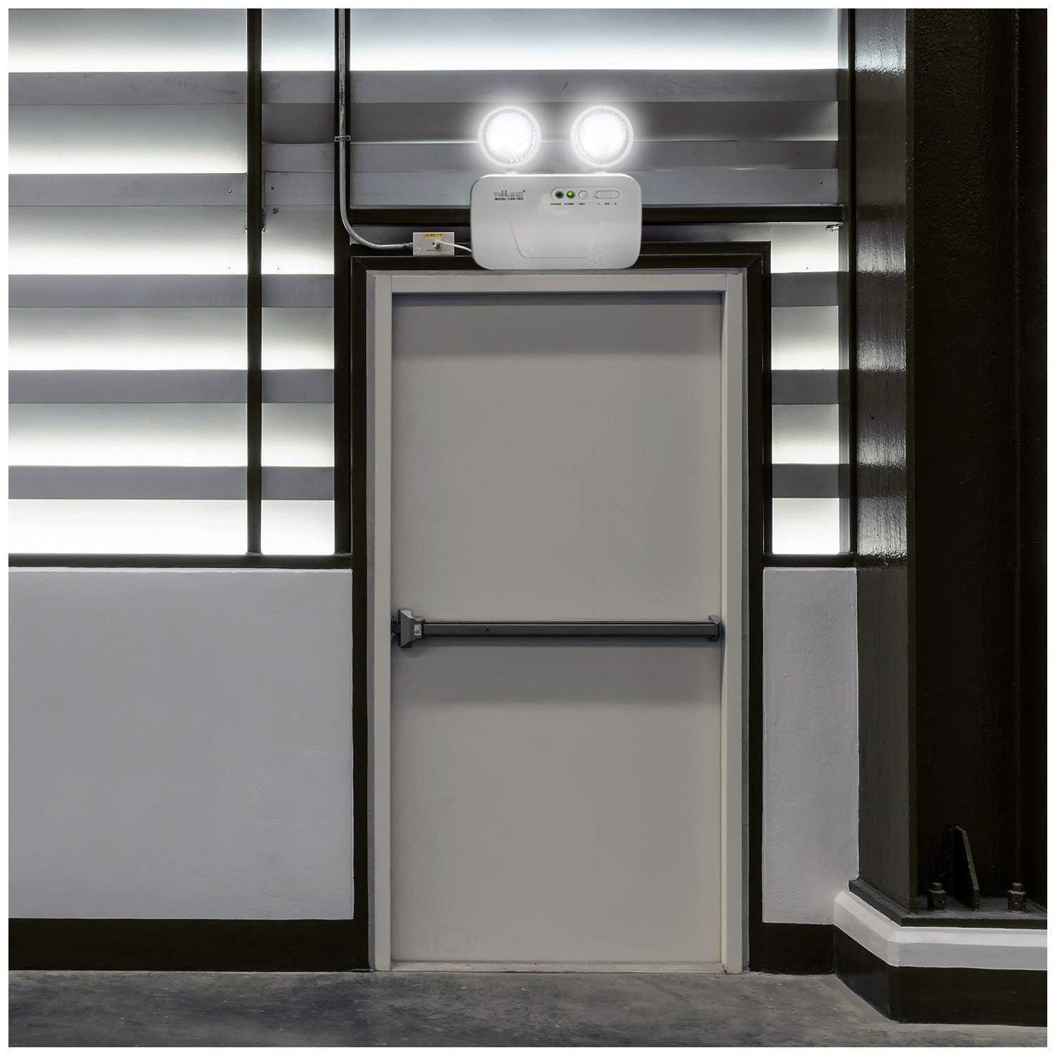 Lámpara Emergencia LED Doble Foco 4 horas 2x3w-7