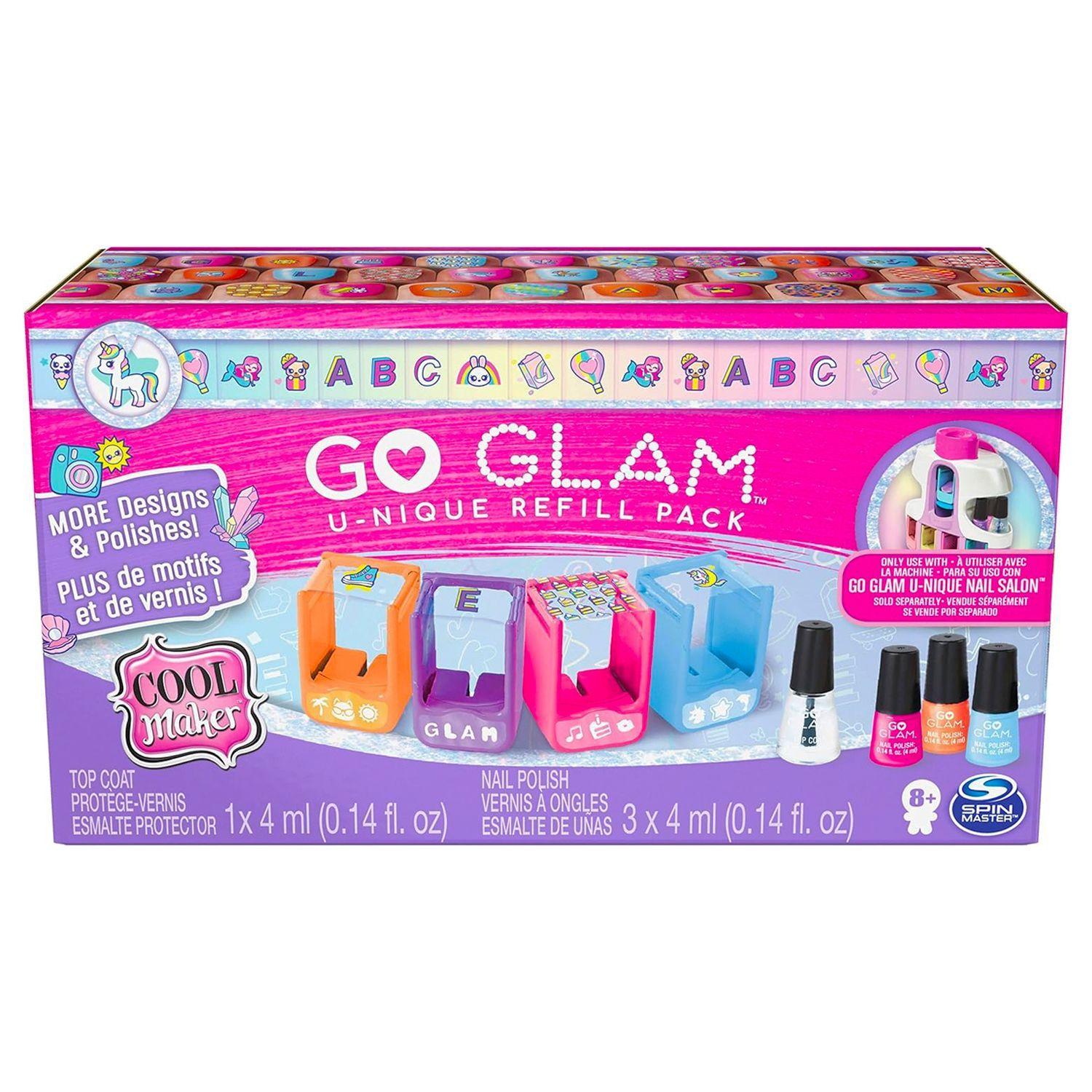 Recarga 4 Cartuchos Para Set Uñas Go Glam-Cool Maker-0