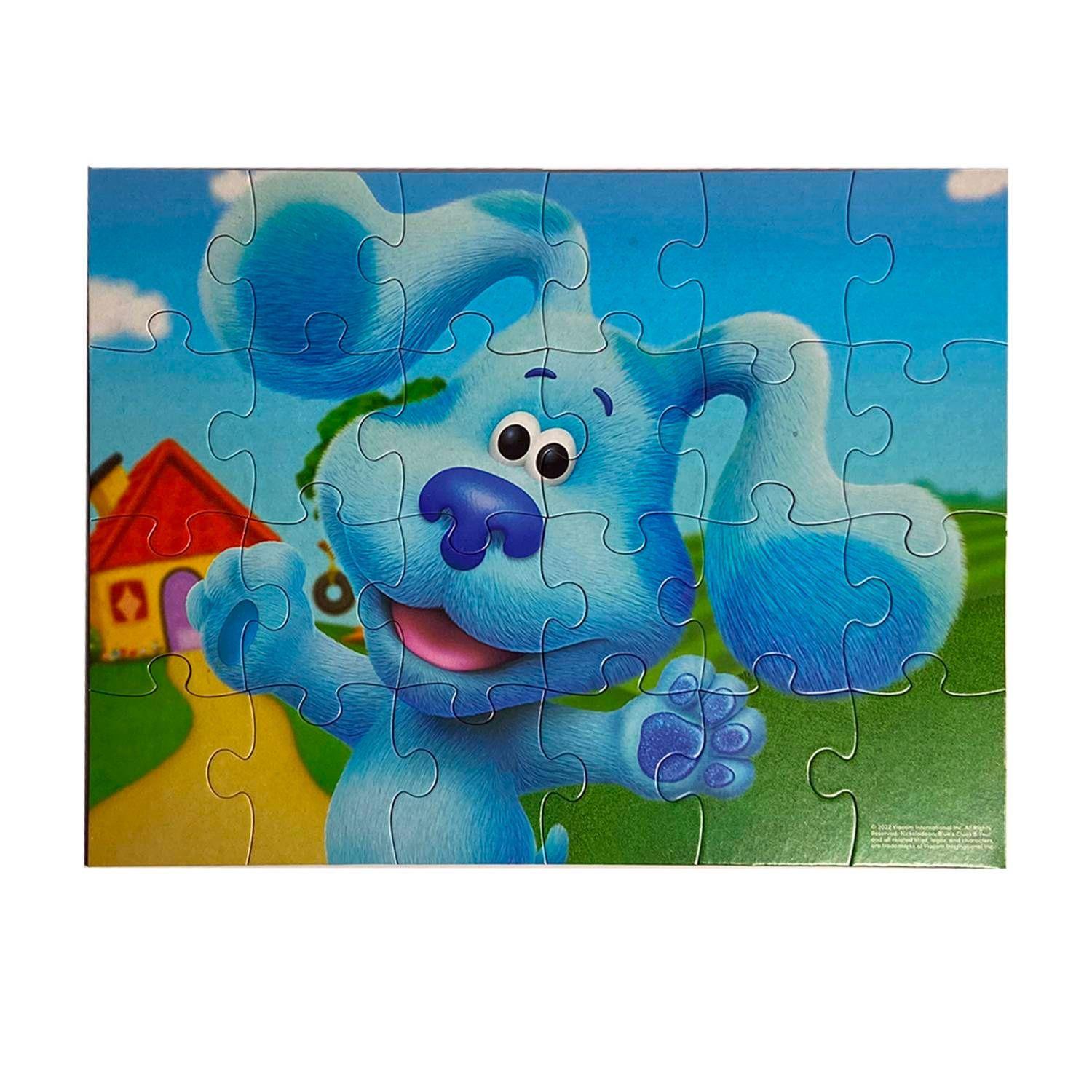 Set 5 Rompecabezas Las Pistas de Blue Caja Madera-6