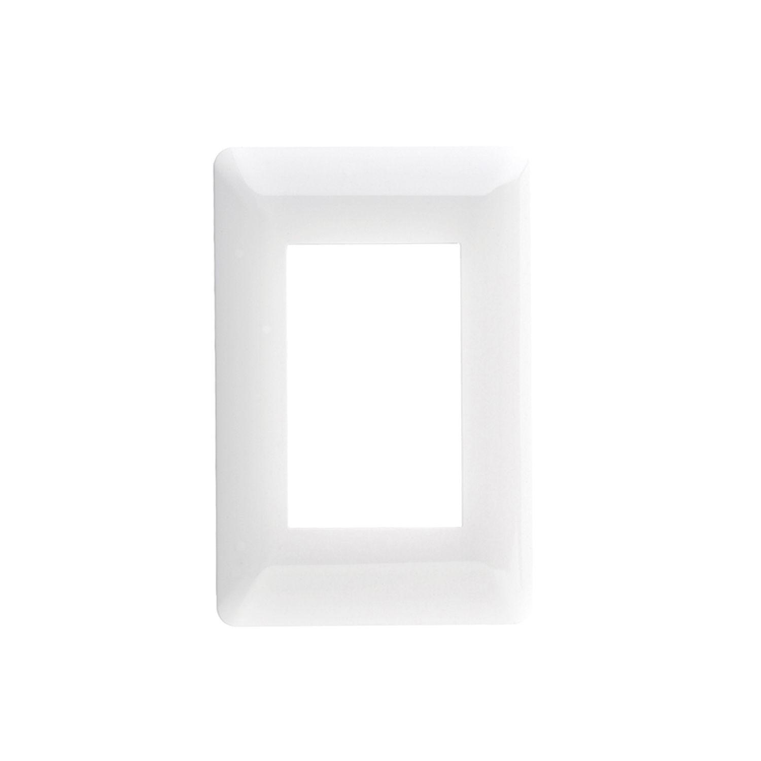Pack 10 Placa Triple Con Soporte Blanco-2