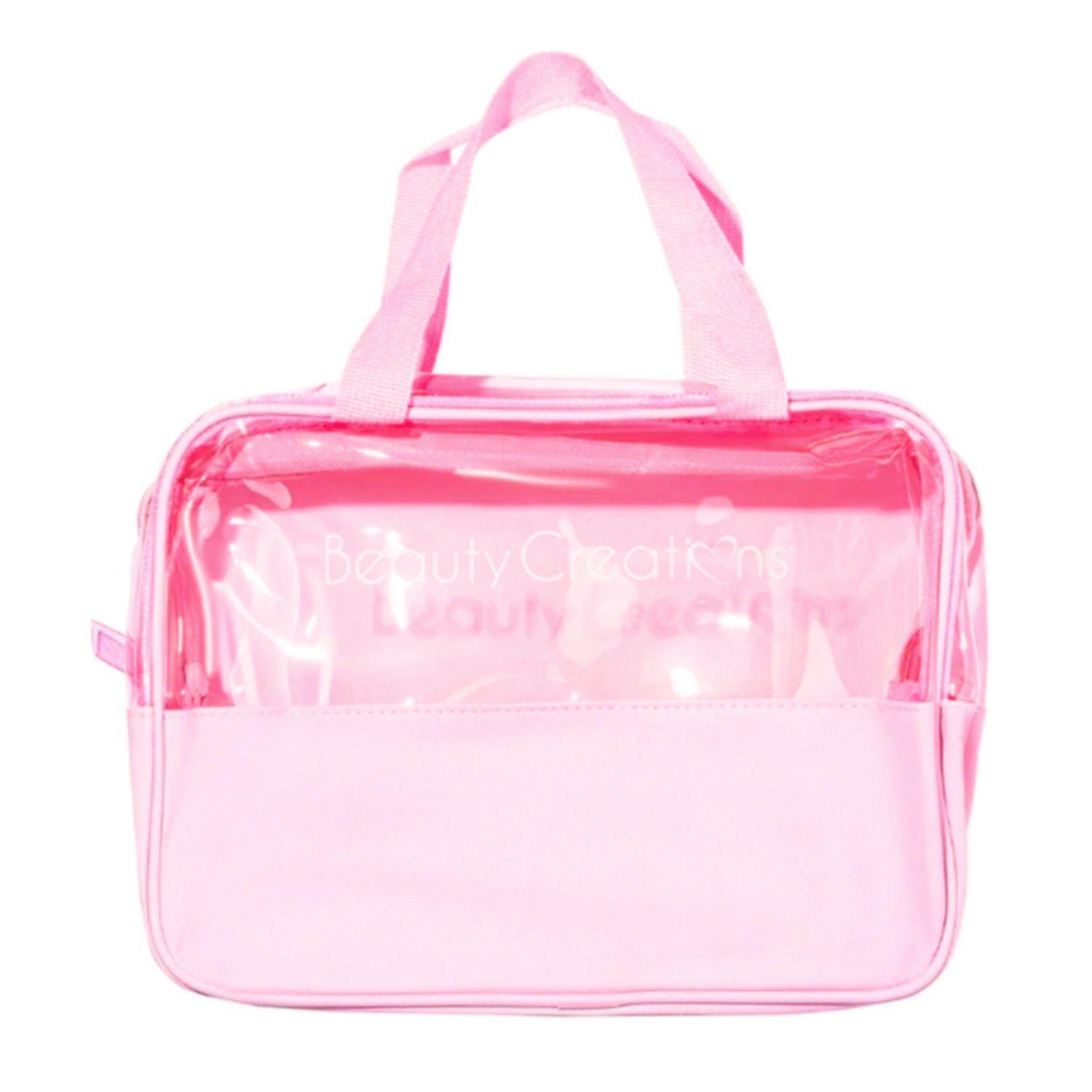 Bolso Cosmetiquero “Pink Clear Large”- Beauty Creations-1