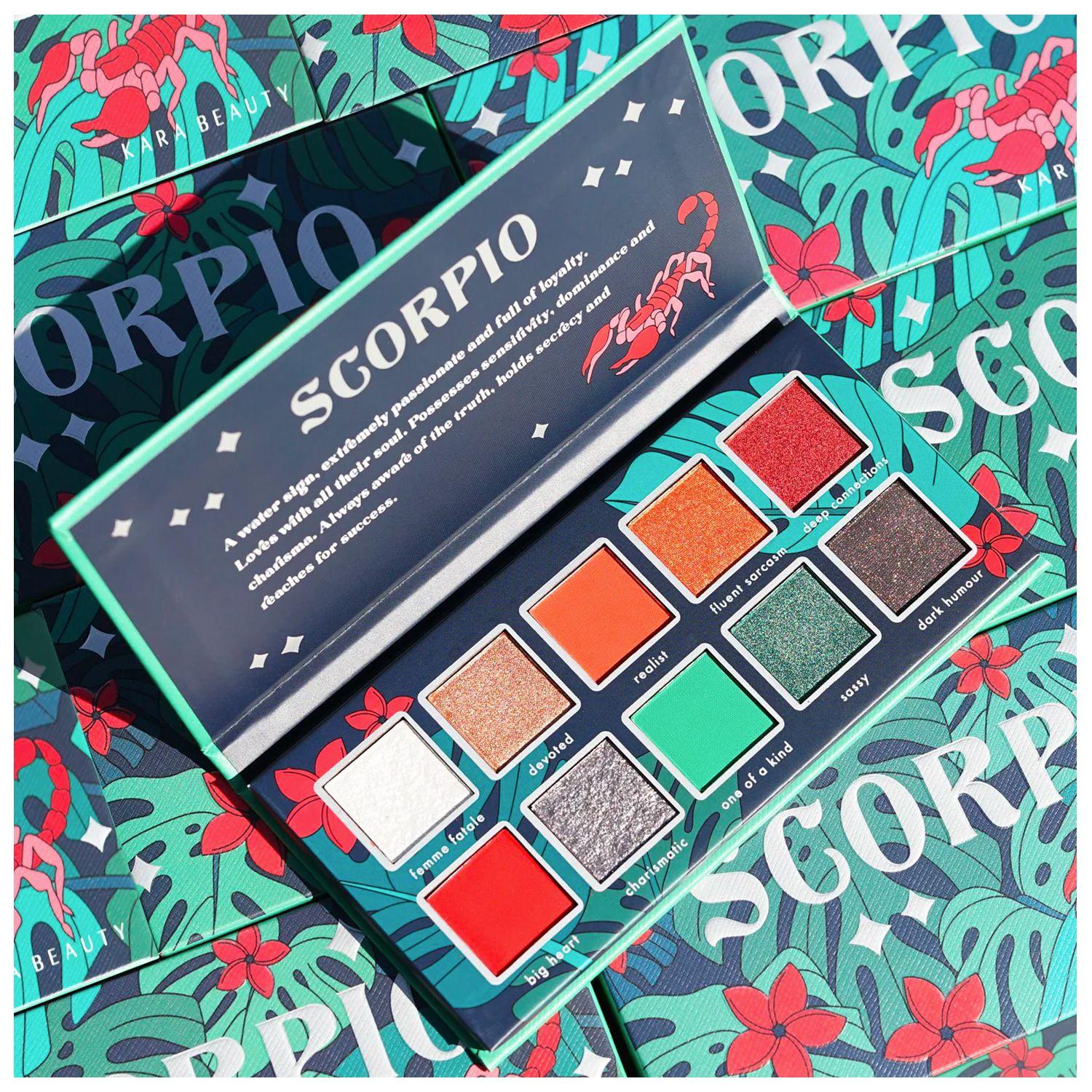 Paleta de sombras “Horoscope Collection” Escorpión - Kara Beauty-2