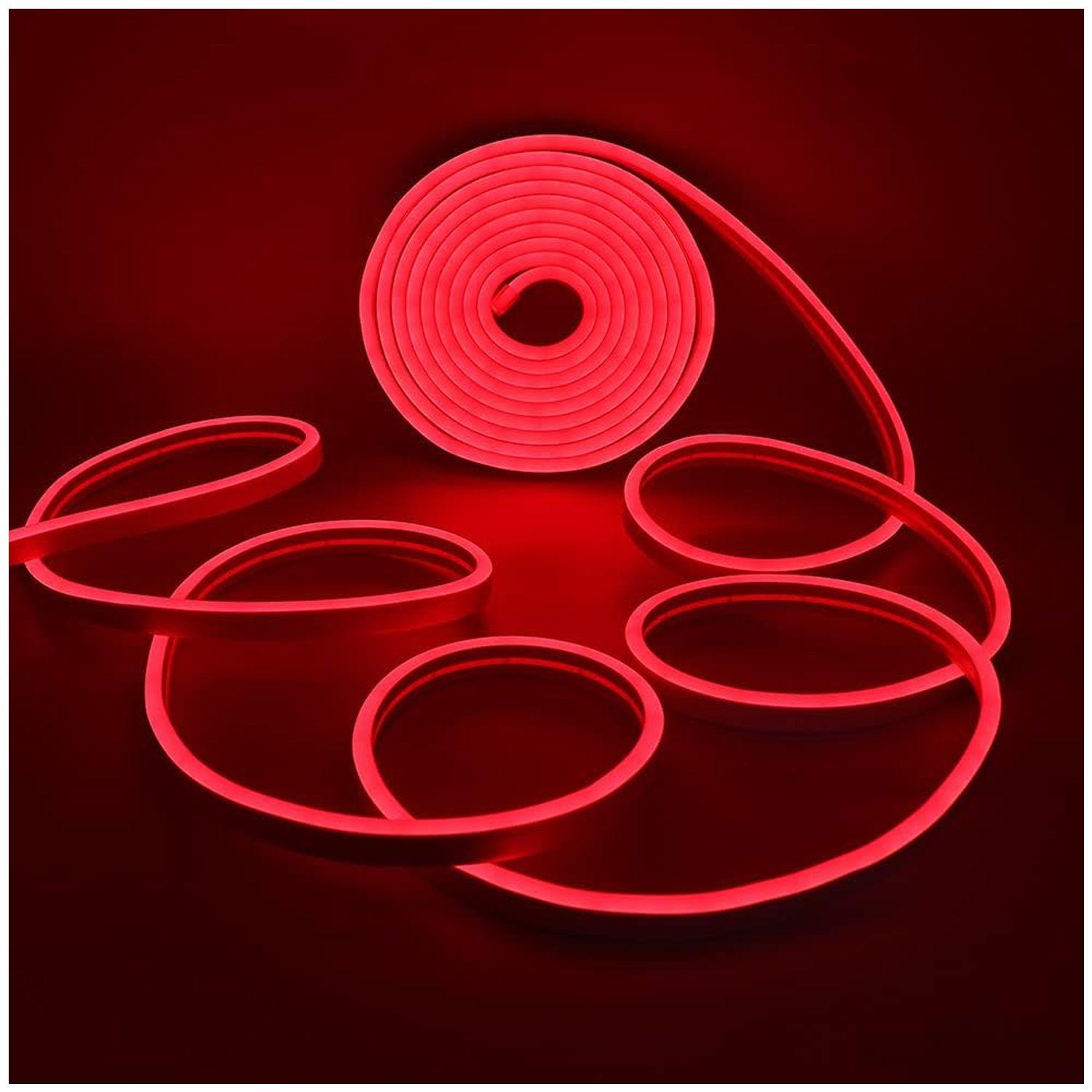 Cinta LED Neón Flexible 5M Colores - Rojo-3