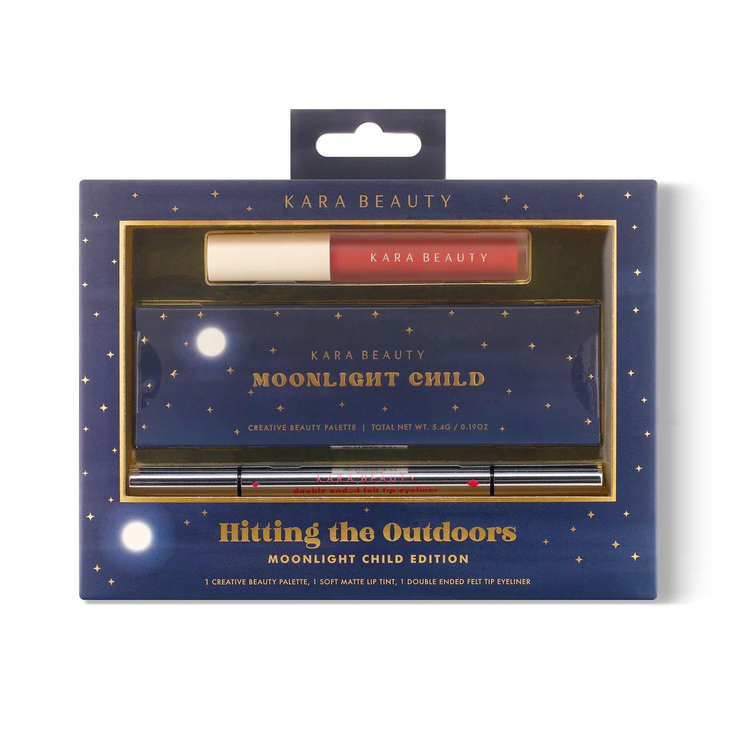 Set Labial, Sombras y Delineador “Hitting the Outdoors” Moonlight Child -  Kara Beauty-1