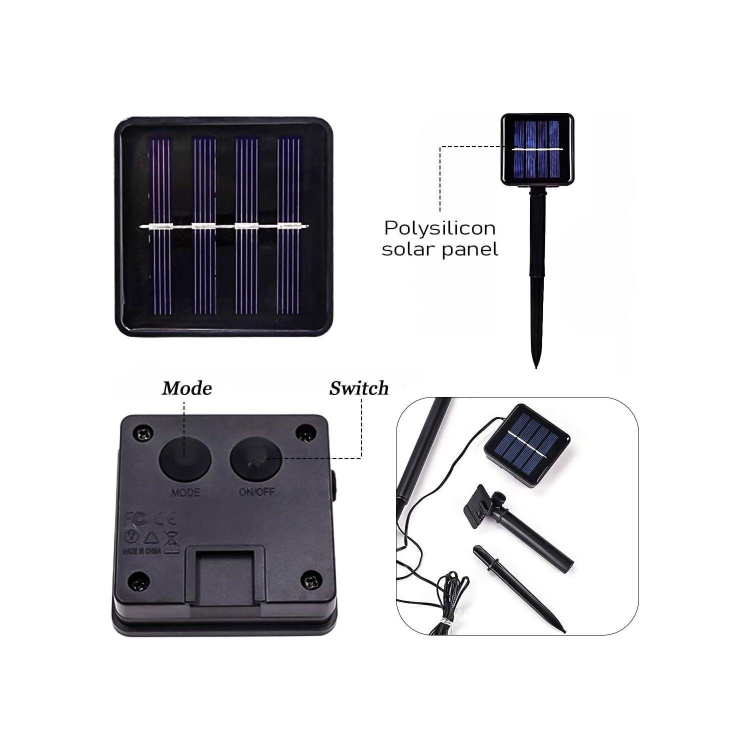 Set de 5 Estacas Solares Navidad Diferentes Diseños-4