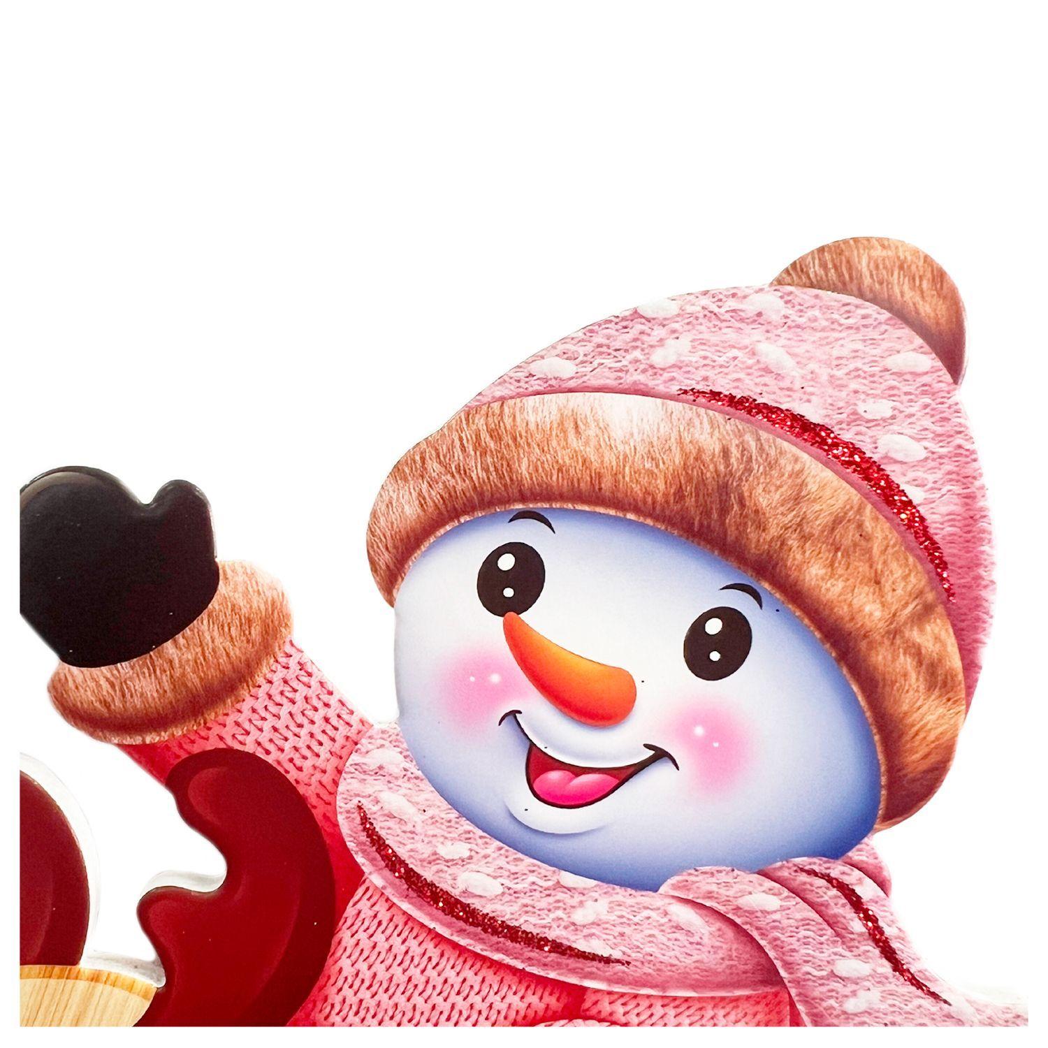 Set 3 Estacas Navideñas de Madera Distintos Diseños-2