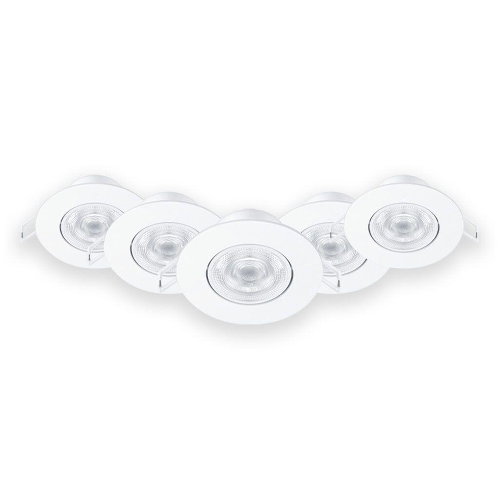 Pack 5 Foco Led Integrado Philips Spot 6.2 W - Cálido-0