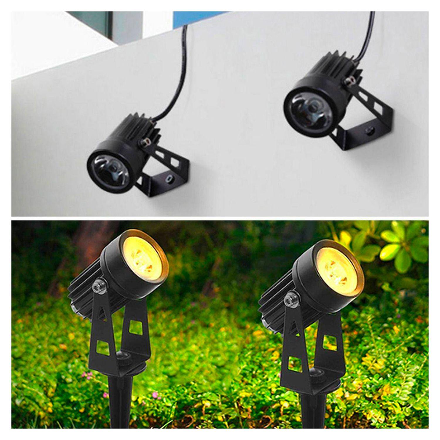 Foco Estaca LED Exterior 1W Luz Cálida-3