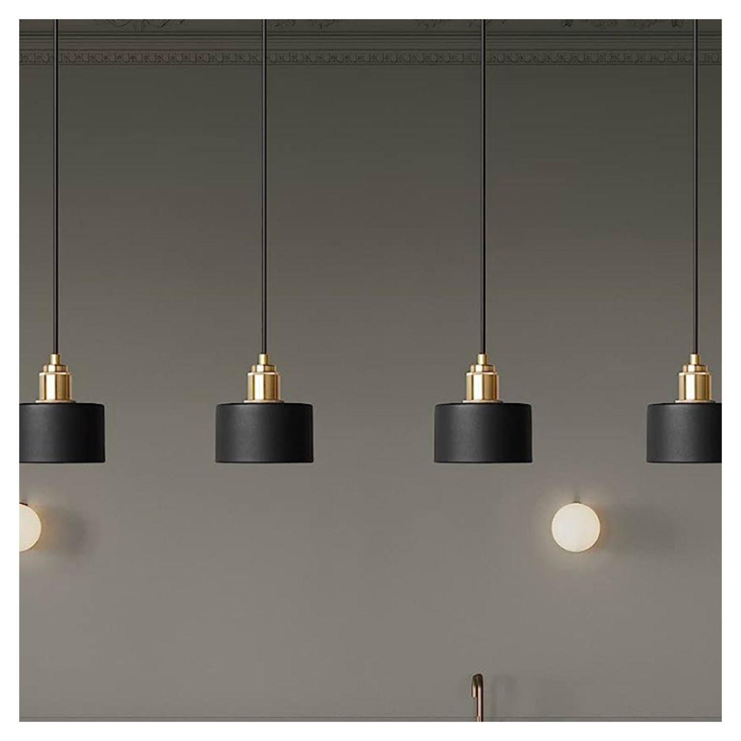 Lámpara Colgante A Riel Moderna Negro Morava E-27 Ampolleta Fría-2