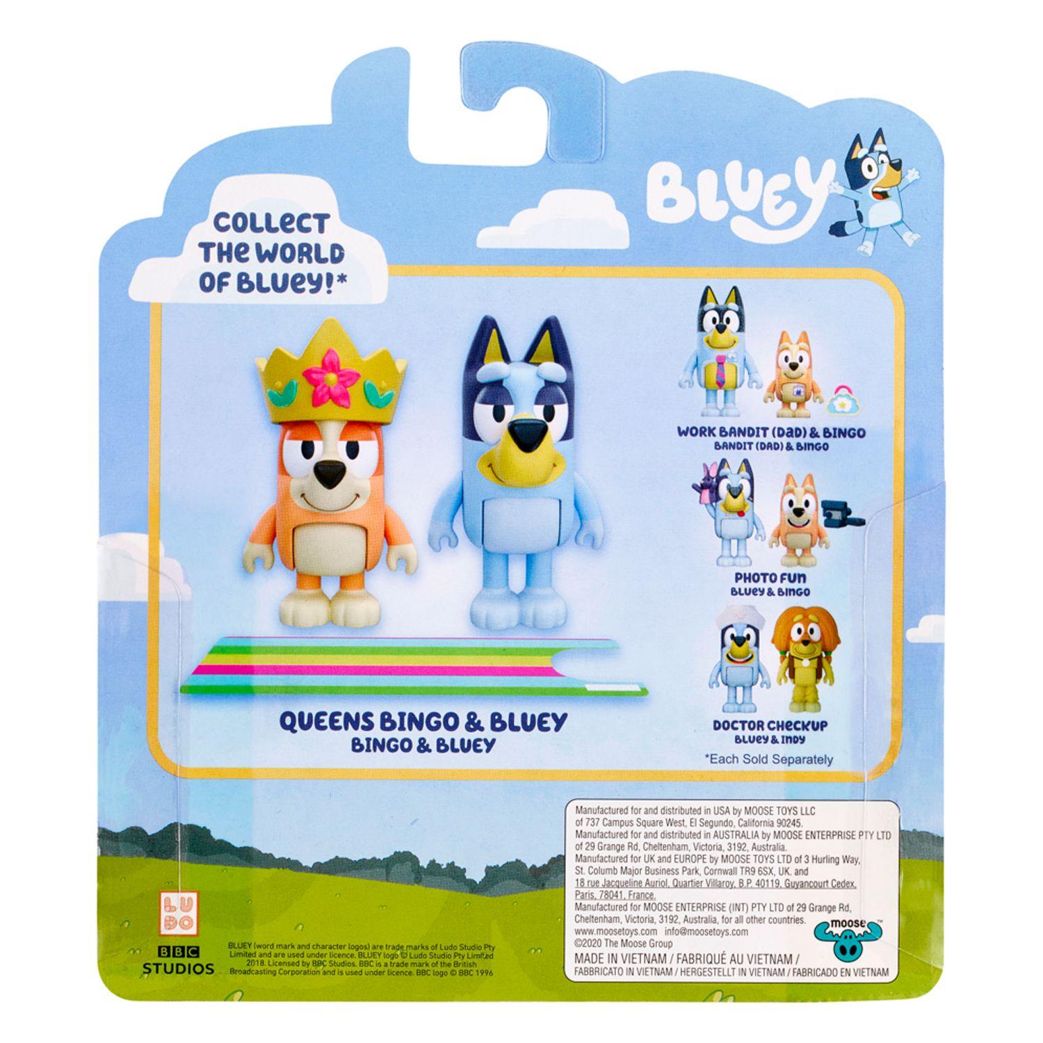Set de 2 Figuras Serie Bluey “Queens Bingo & Bluey”-3