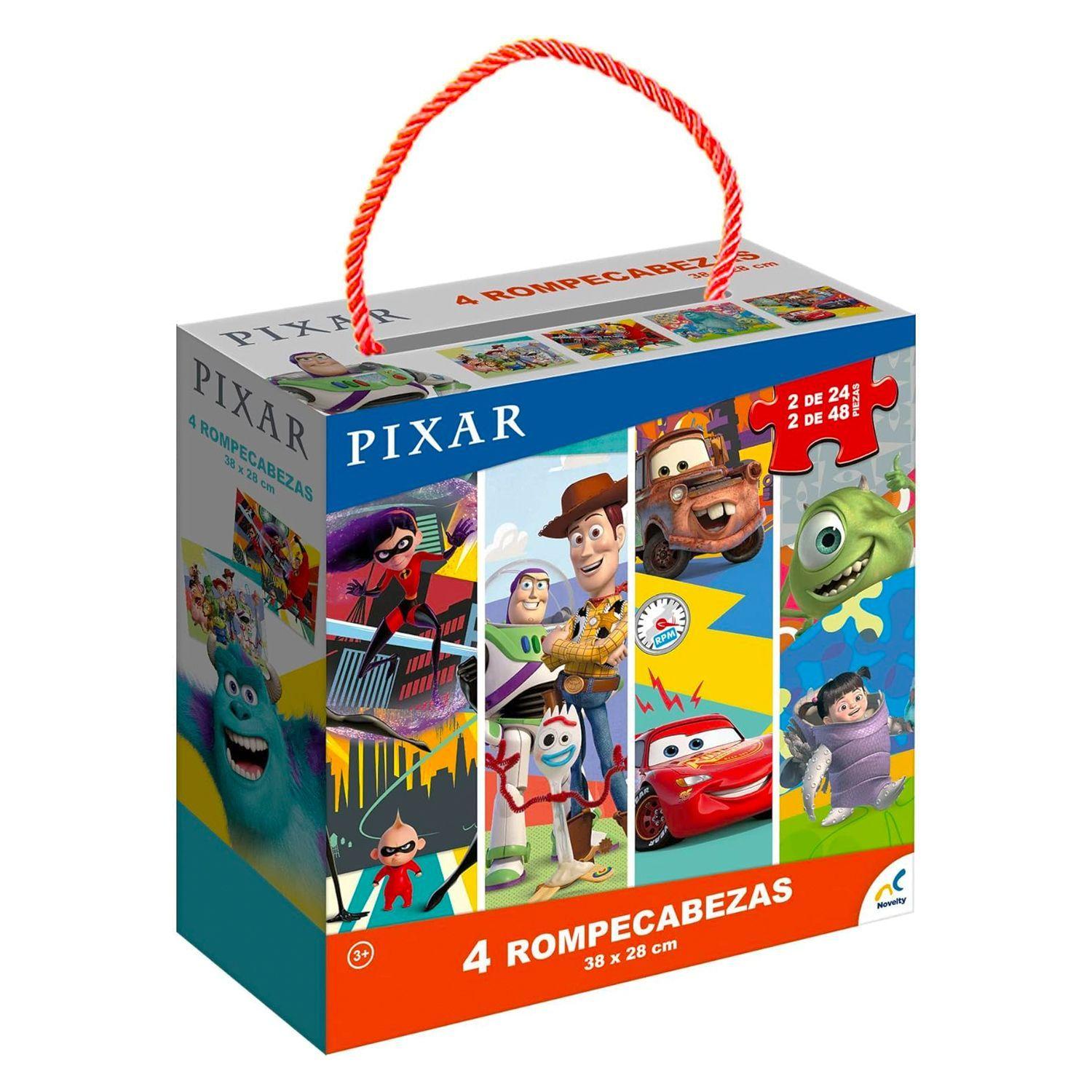 4 Rompecabezas Películas 144 piezas-Pixar-0