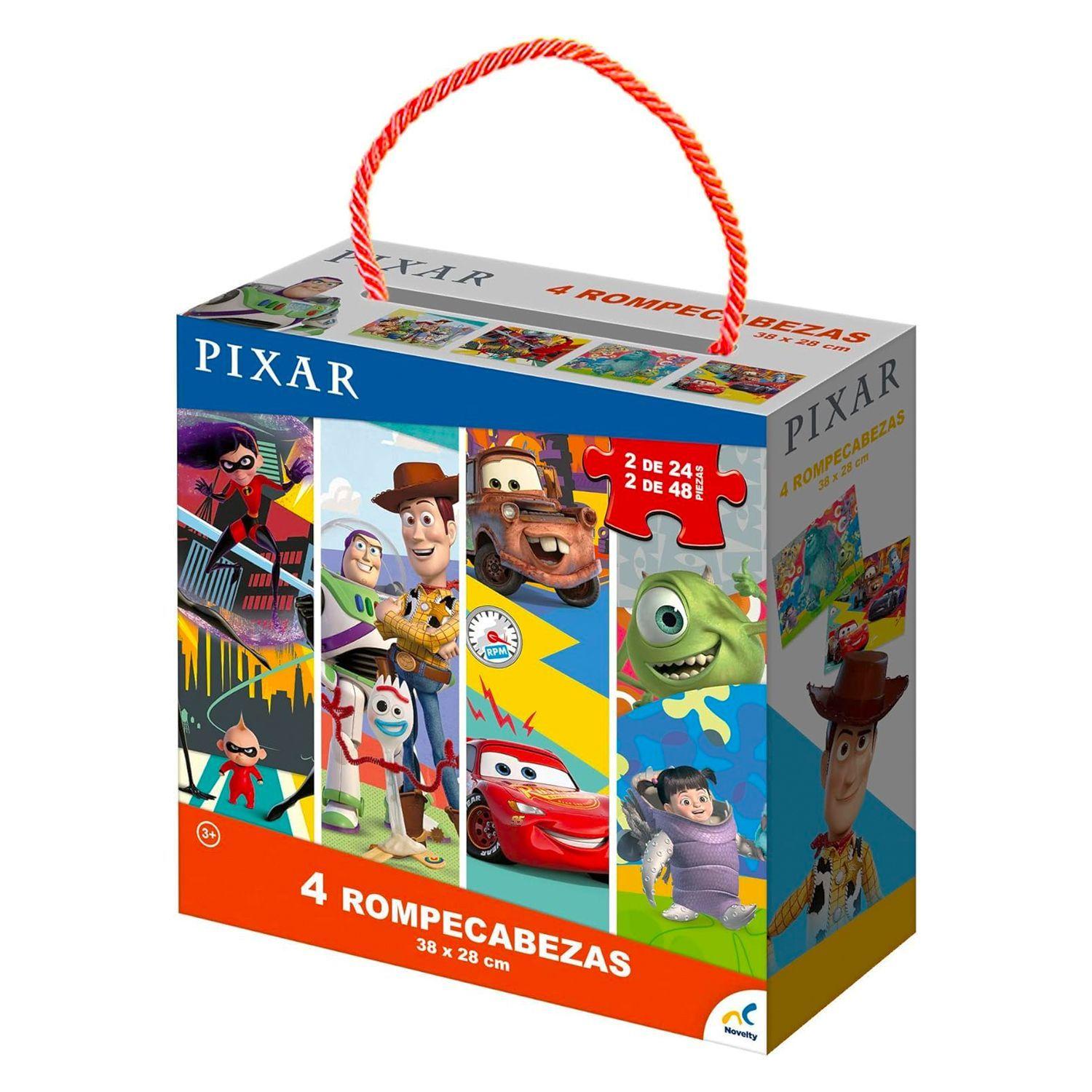 4 Rompecabezas Películas 144 piezas-Pixar-1