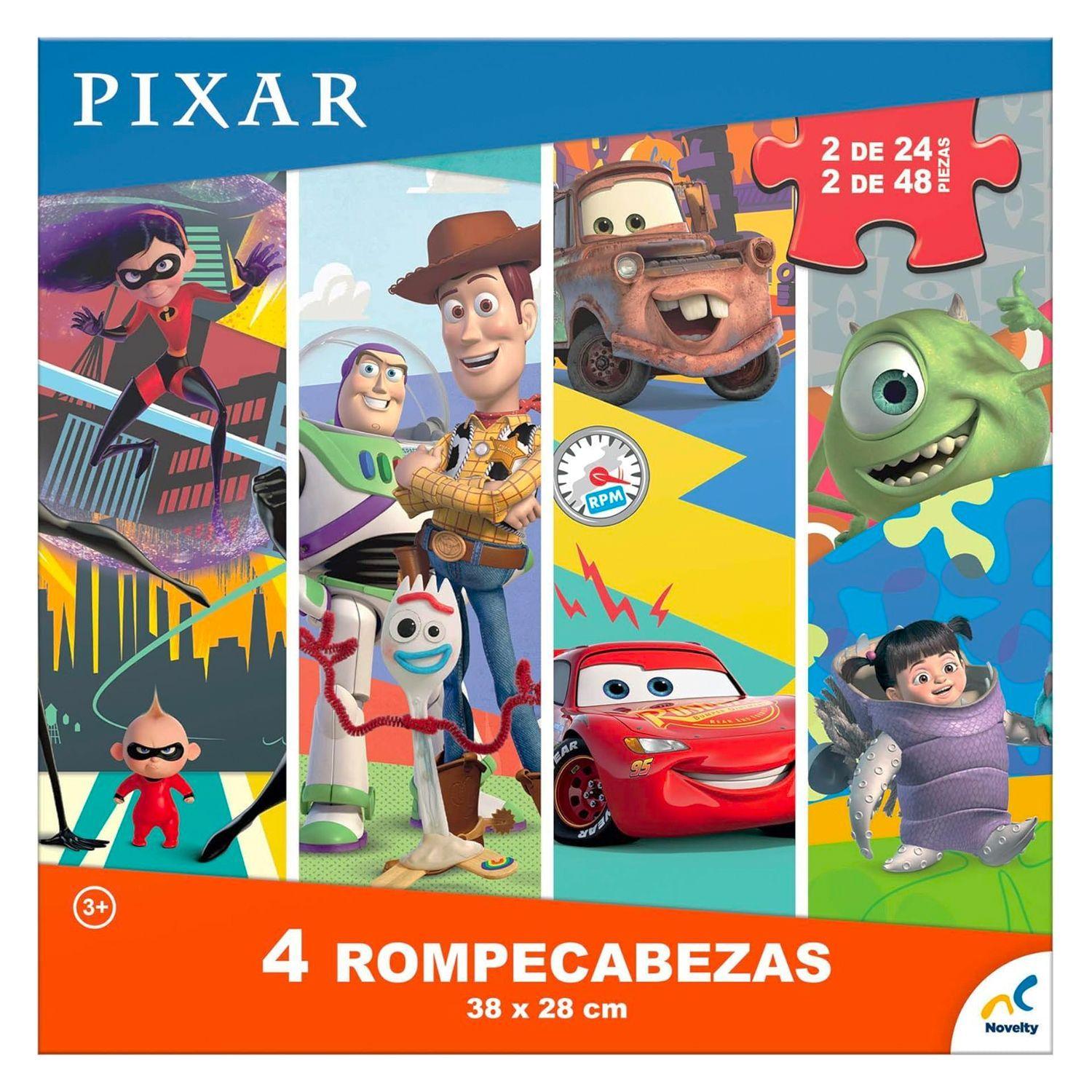 4 Rompecabezas Películas 144 piezas-Pixar-2