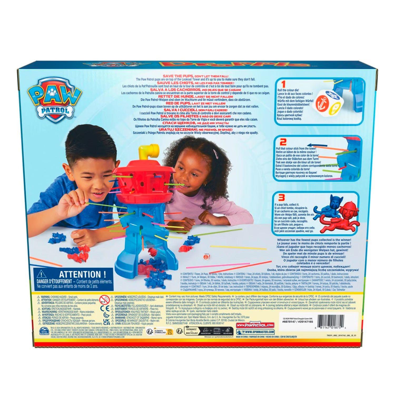 Juego De Mesa "Dropple" Paw Patrol-Spin Master-4