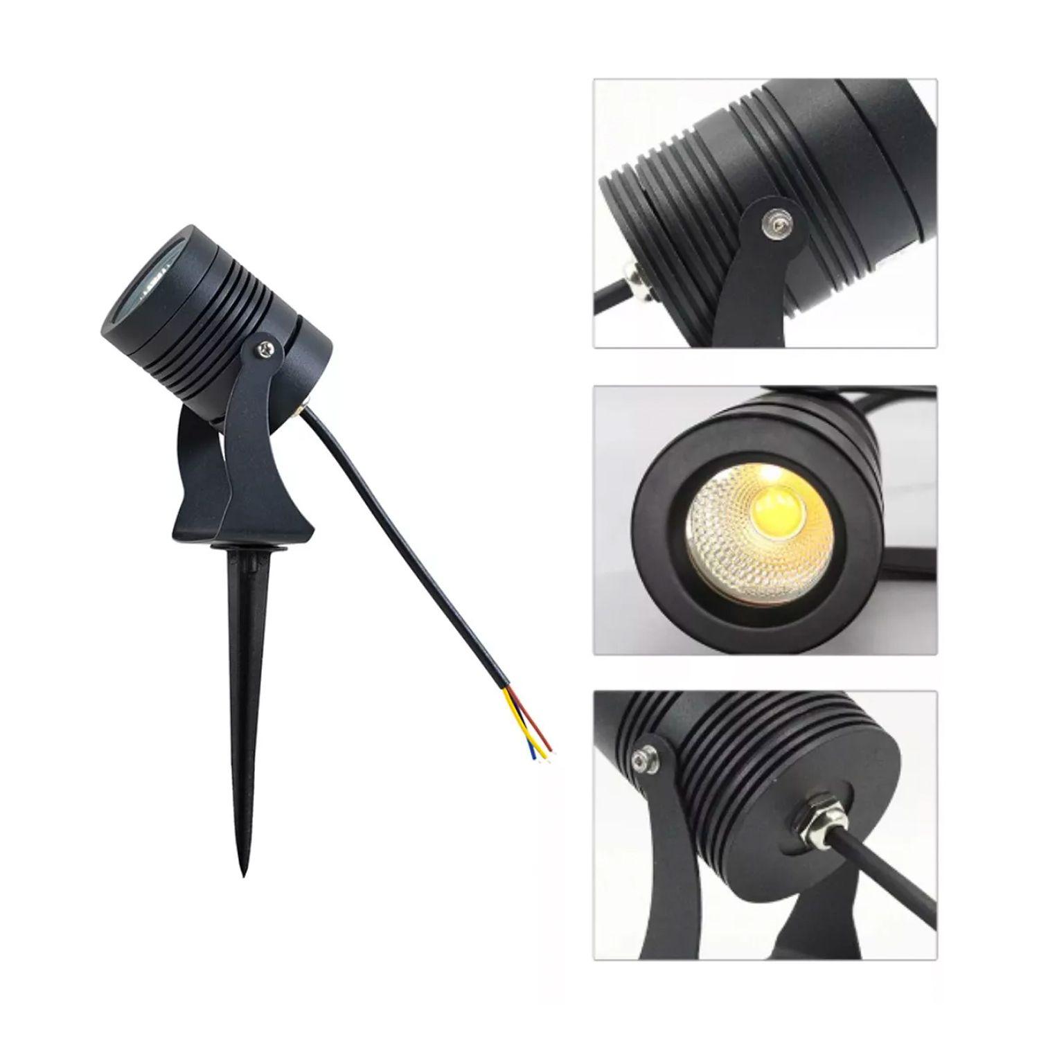 Foco Estaca Deco Jardín 10w Luz Cálida-2