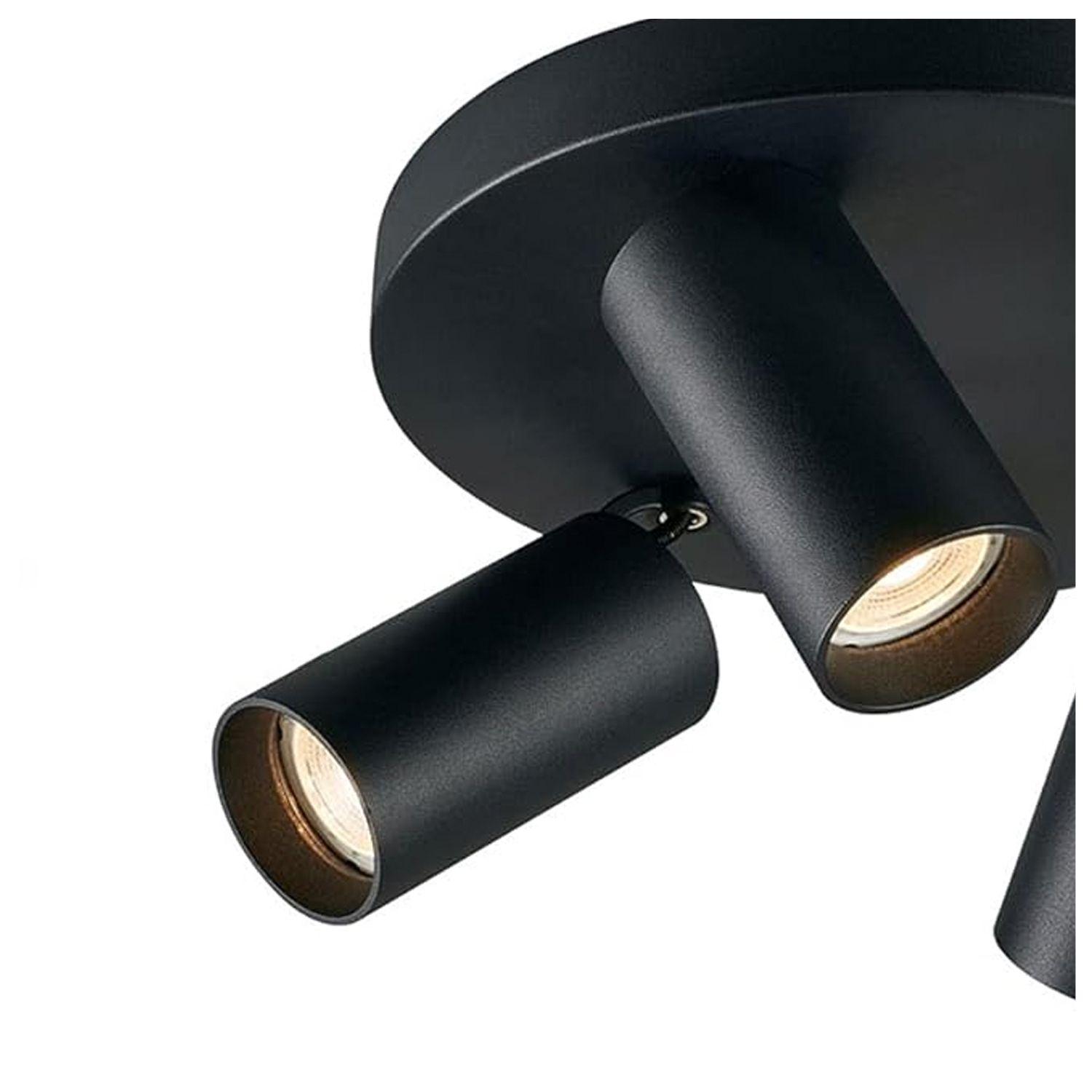 Foco Base Redonda Porta 3*GU10 Incluye Ampolletas-2