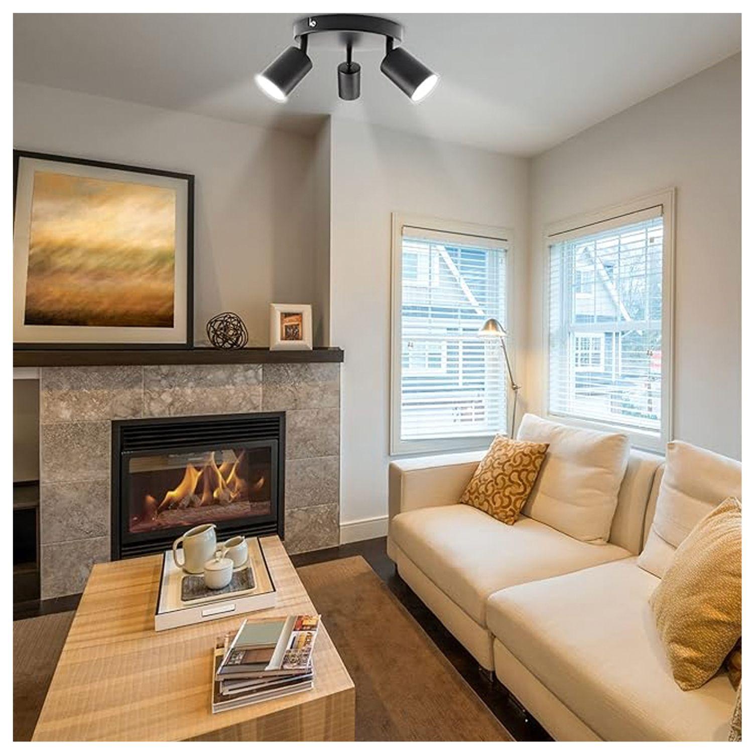 Foco Base Redonda Porta 3*GU10 Incluye Ampolletas-3