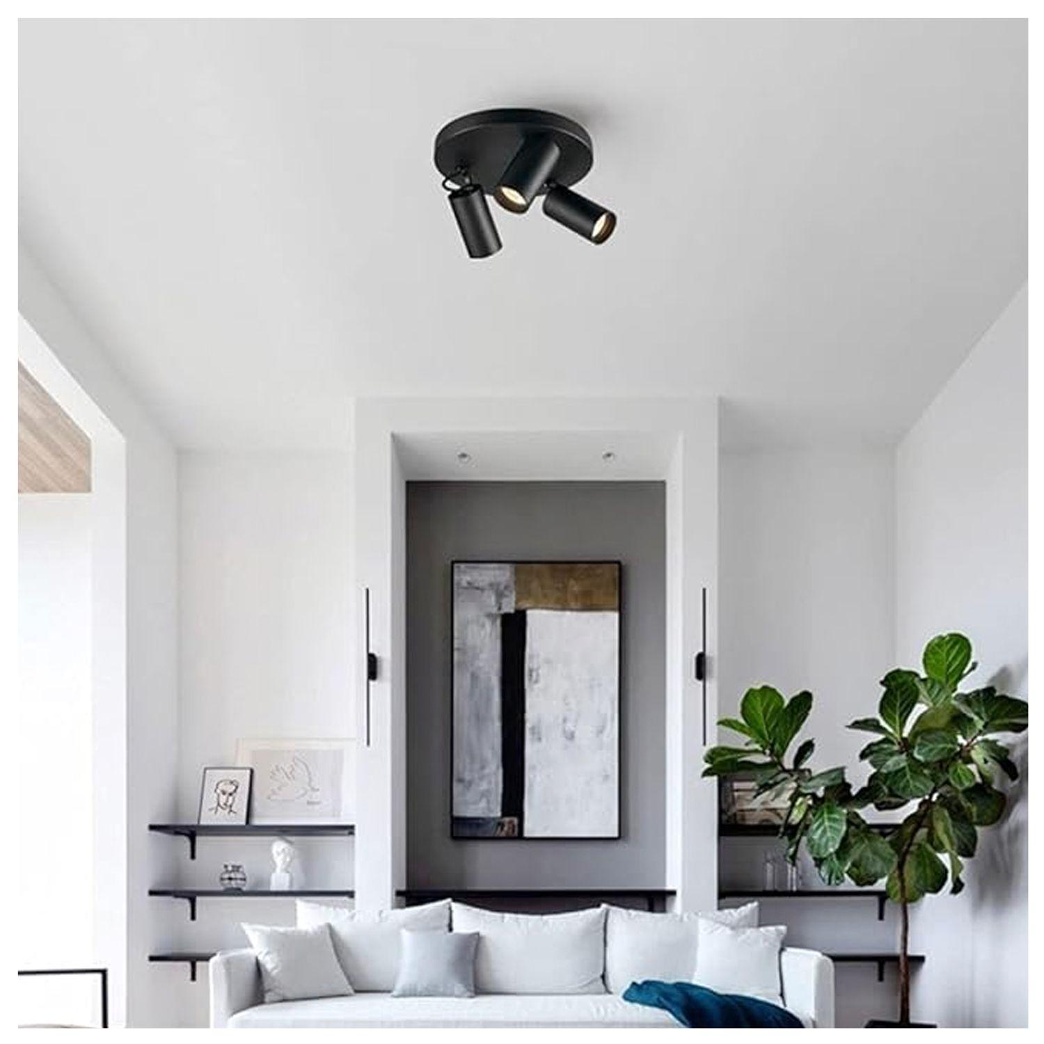 Foco Base Redonda Porta 3*GU10 Incluye Ampolletas-4