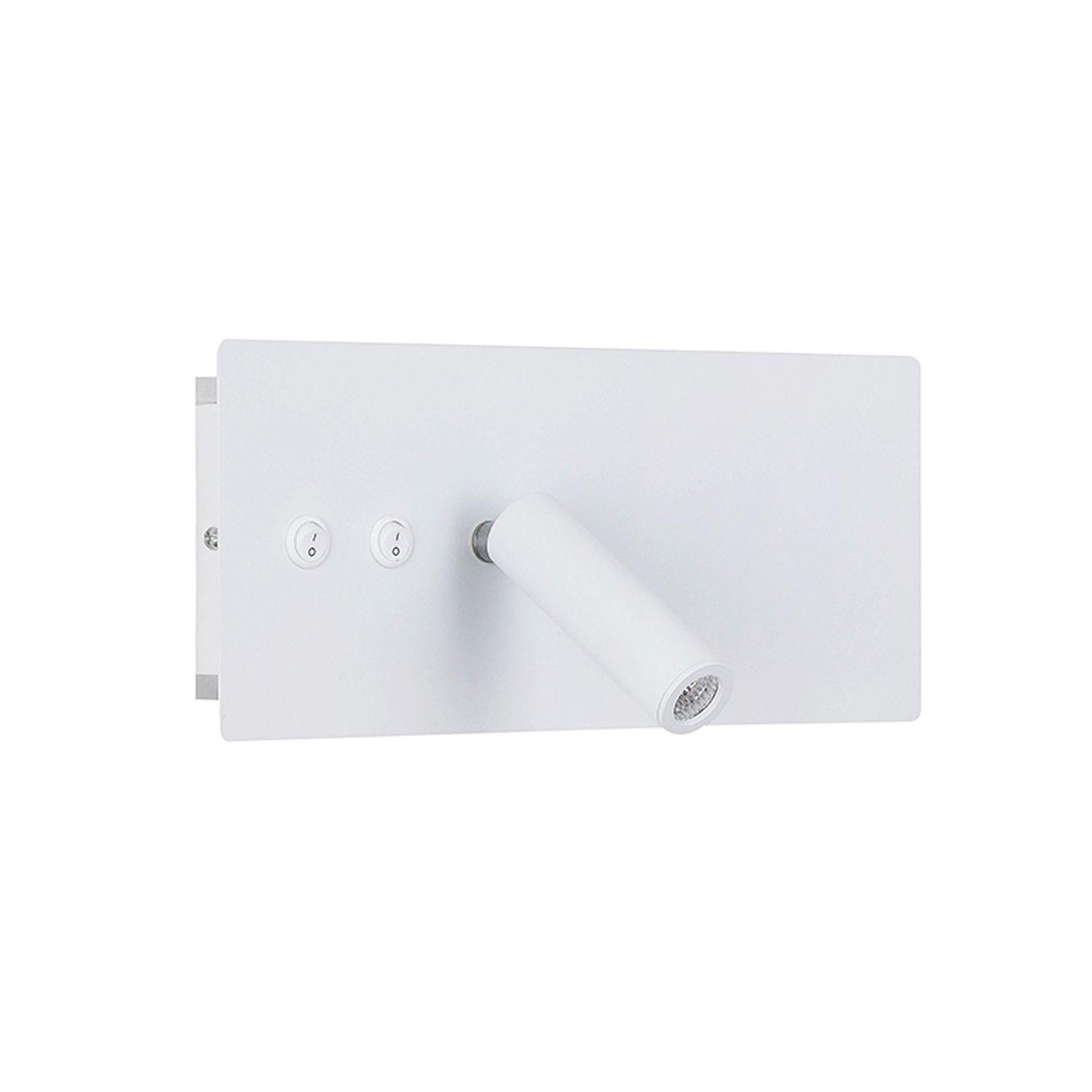 Apliqué LED Lector Line 3W+10W Blanco - Luz Cálida-2