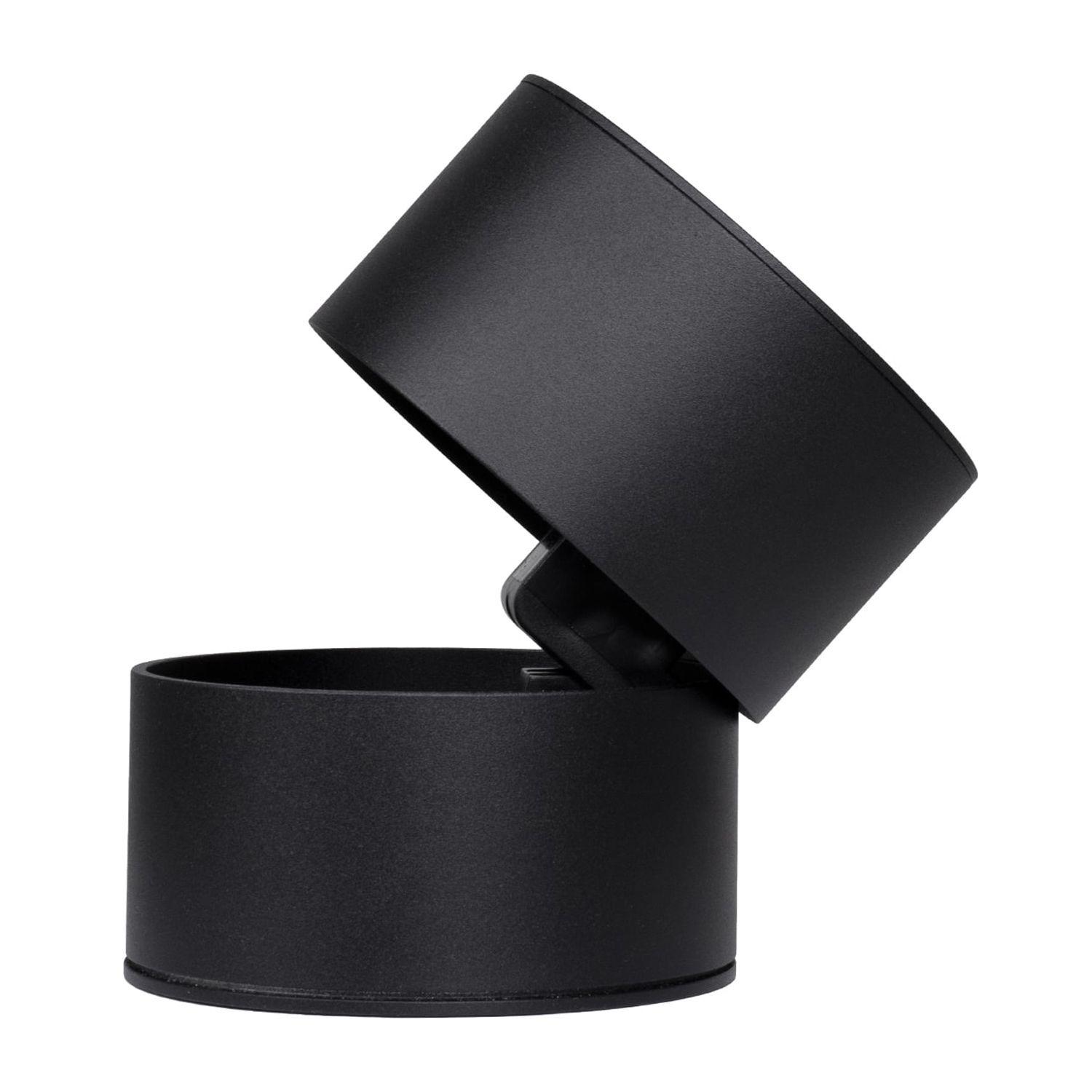 Apliqué LED Redondo Dirigible Negro 10W-4