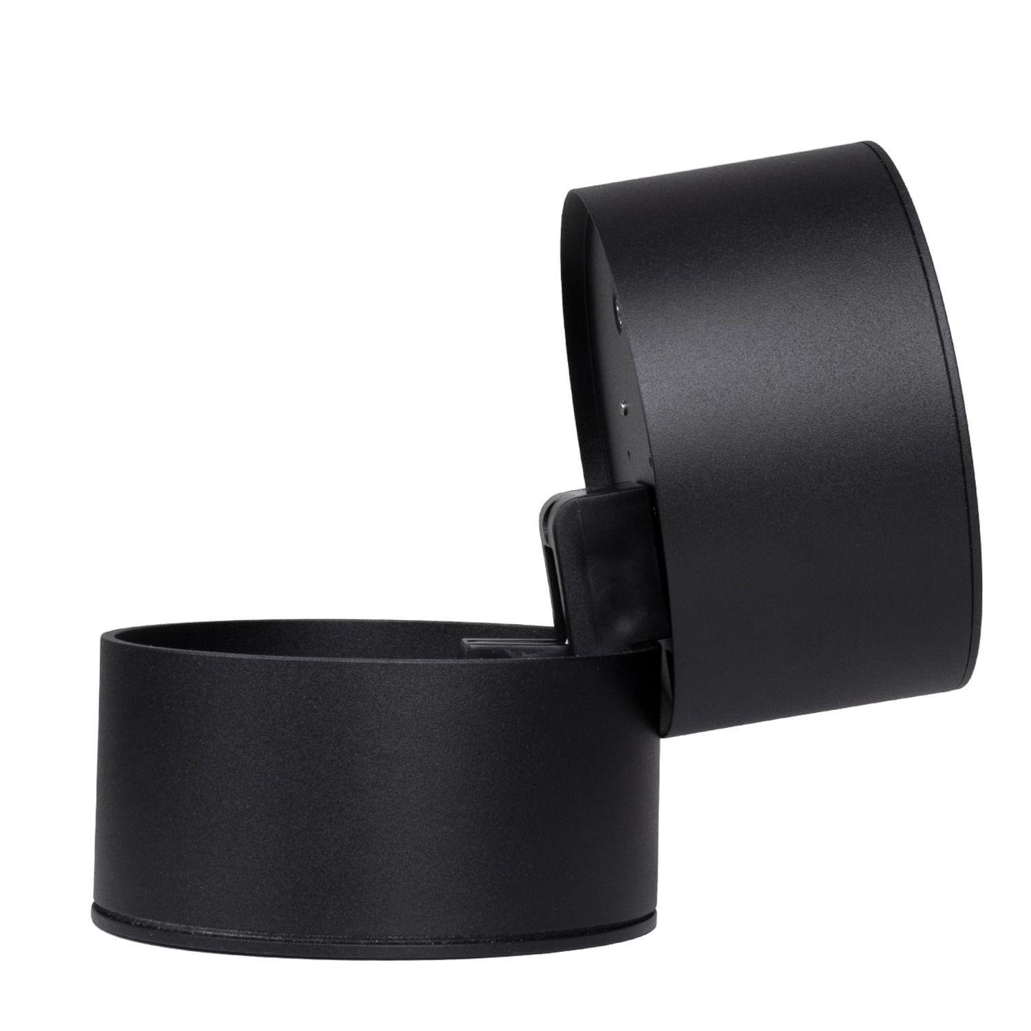 Apliqué LED Redondo Dirigible Negro 10W-5