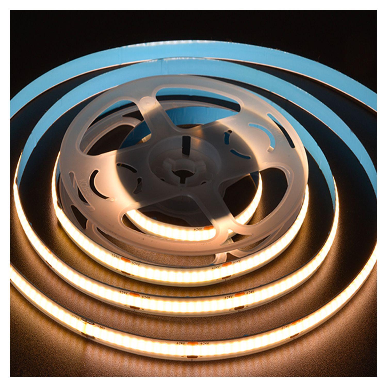 Cinta LED COB 12V 320LEDS 9.5W/M 5M - Neutro-3