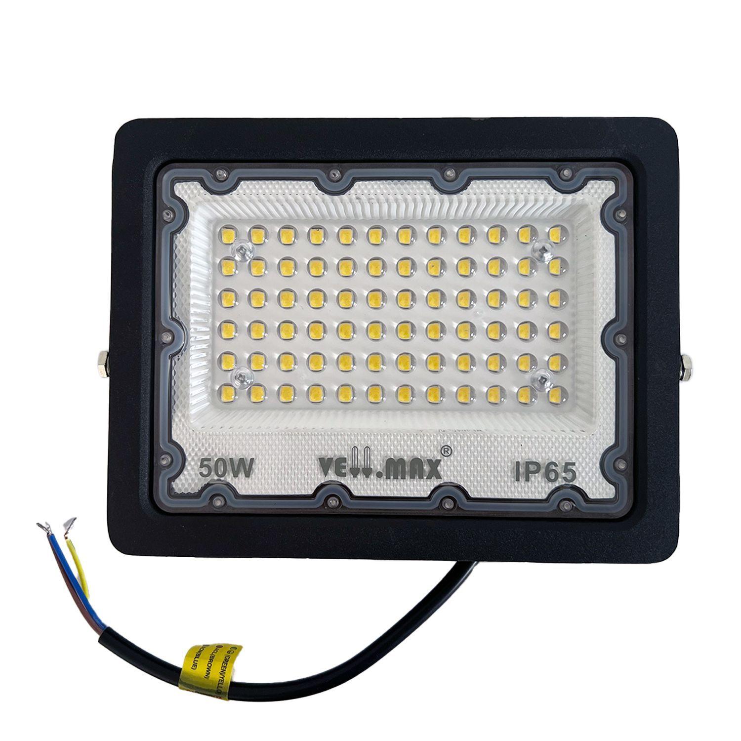 Proyector LED Slim 50w VFL6650 Negro Luz Cálida SEC-2