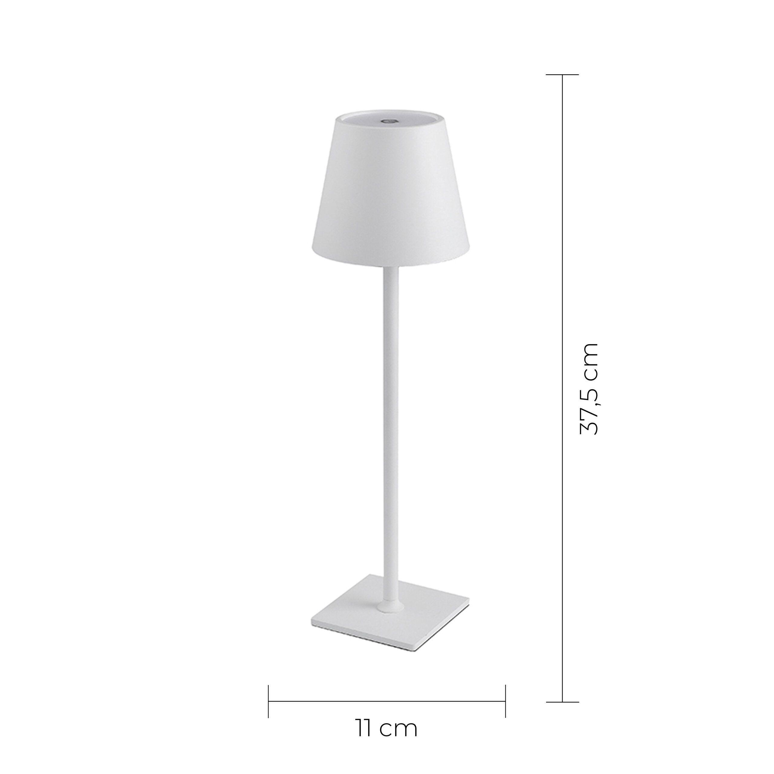 Lampara de Mesa LED táctil, inalámbrica y recargable Blanco-2