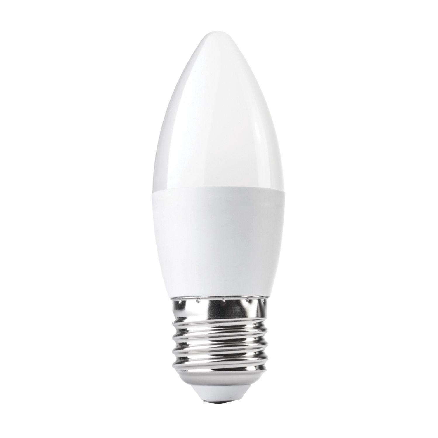 Ampolleta LED Vela E-27 7W  - Cálida-0