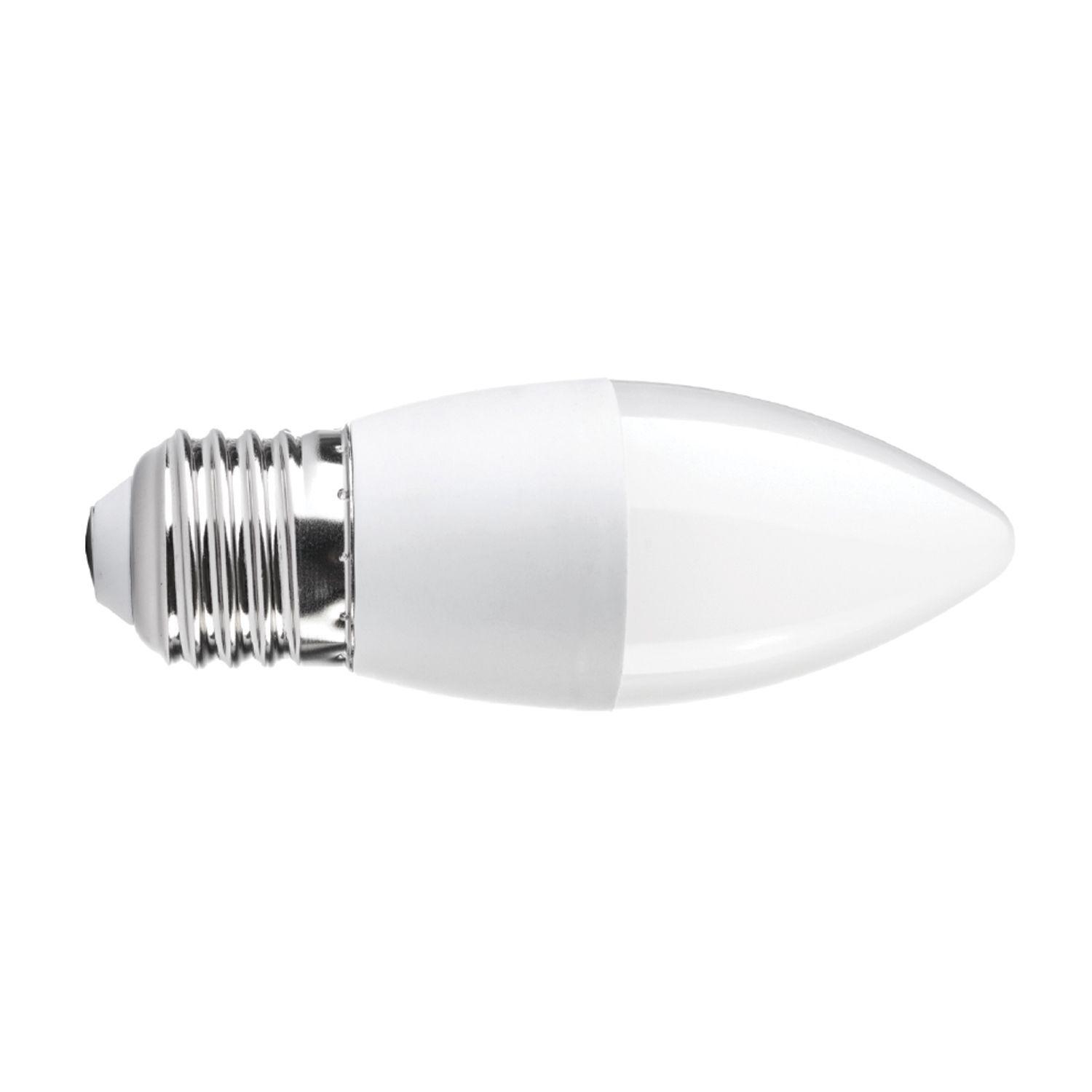 Ampolleta LED Vela E-27 7W  - Cálida-1