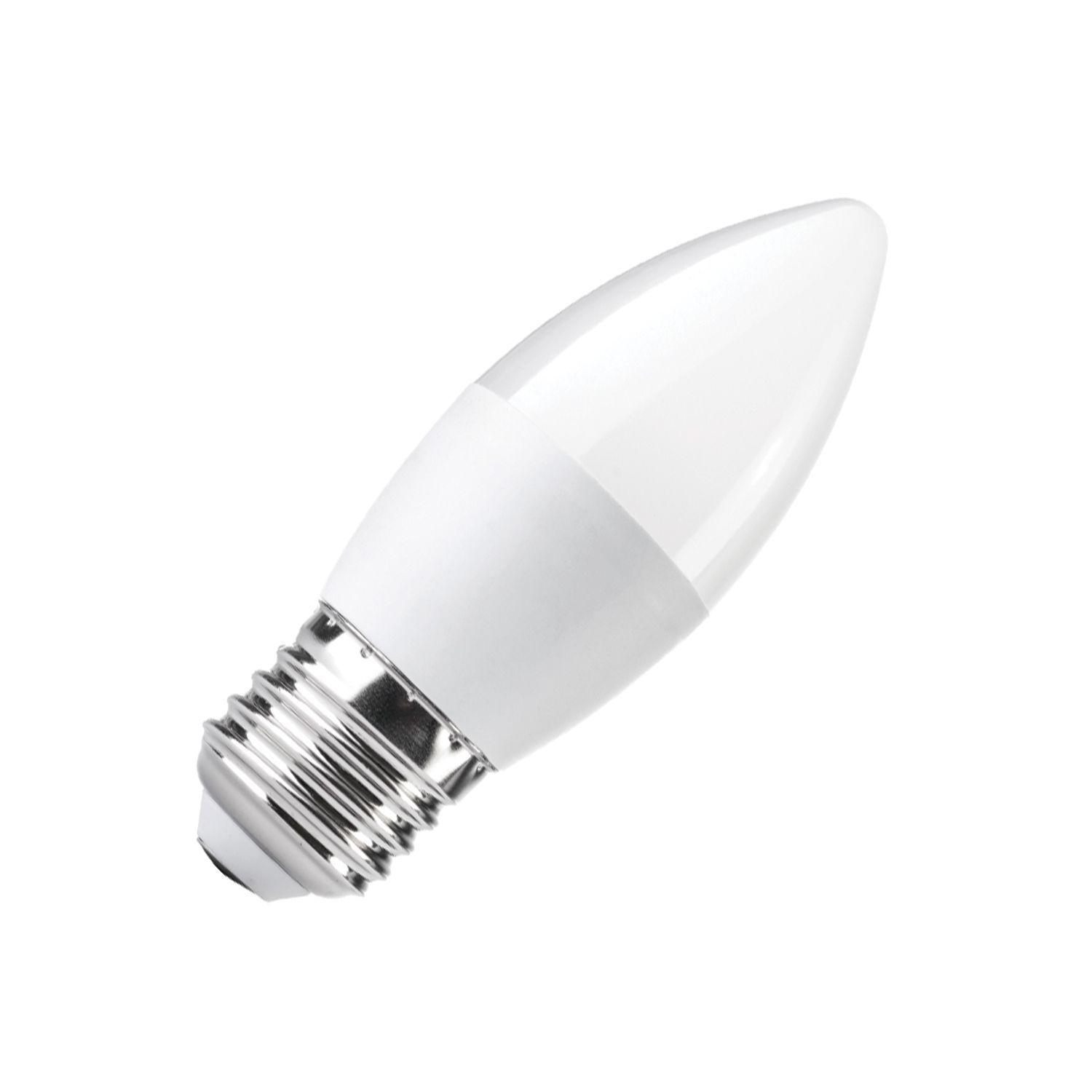 Ampolleta LED Vela E-27 7W  - Cálida-2