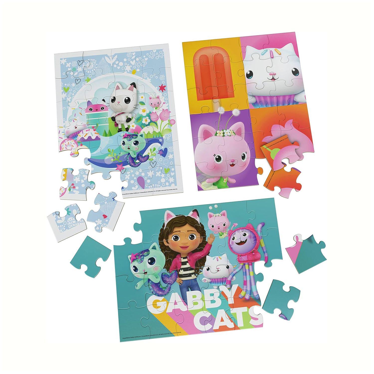 Rompecabezas 3 en 1 Caja Madera - Gabby’s Dollhouse-4